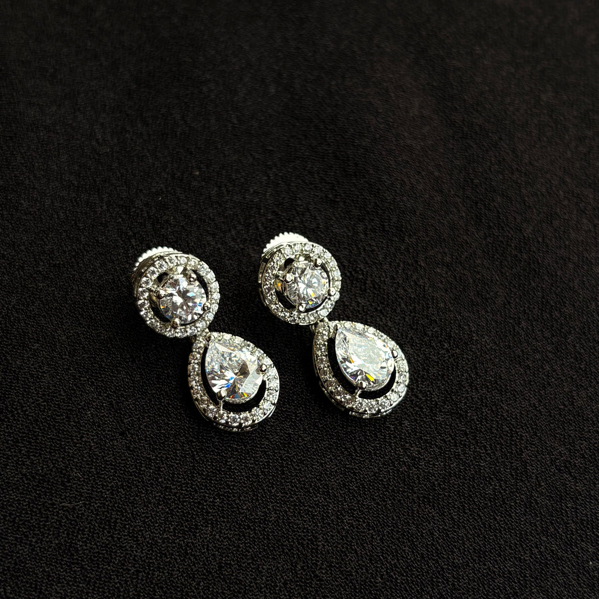 Aarvika Crystal Drop Earrings