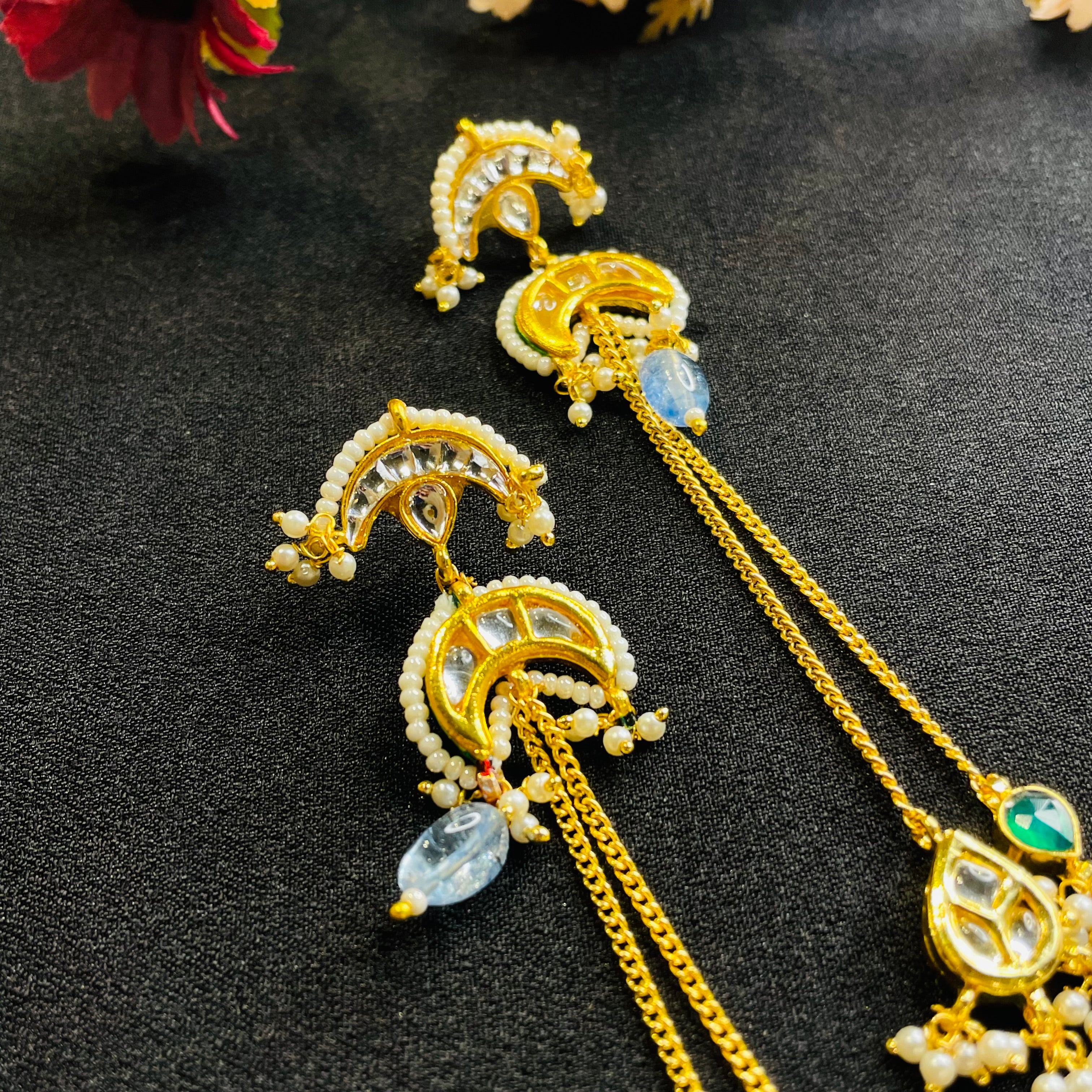 Nayaab Alisha Polki Earrings