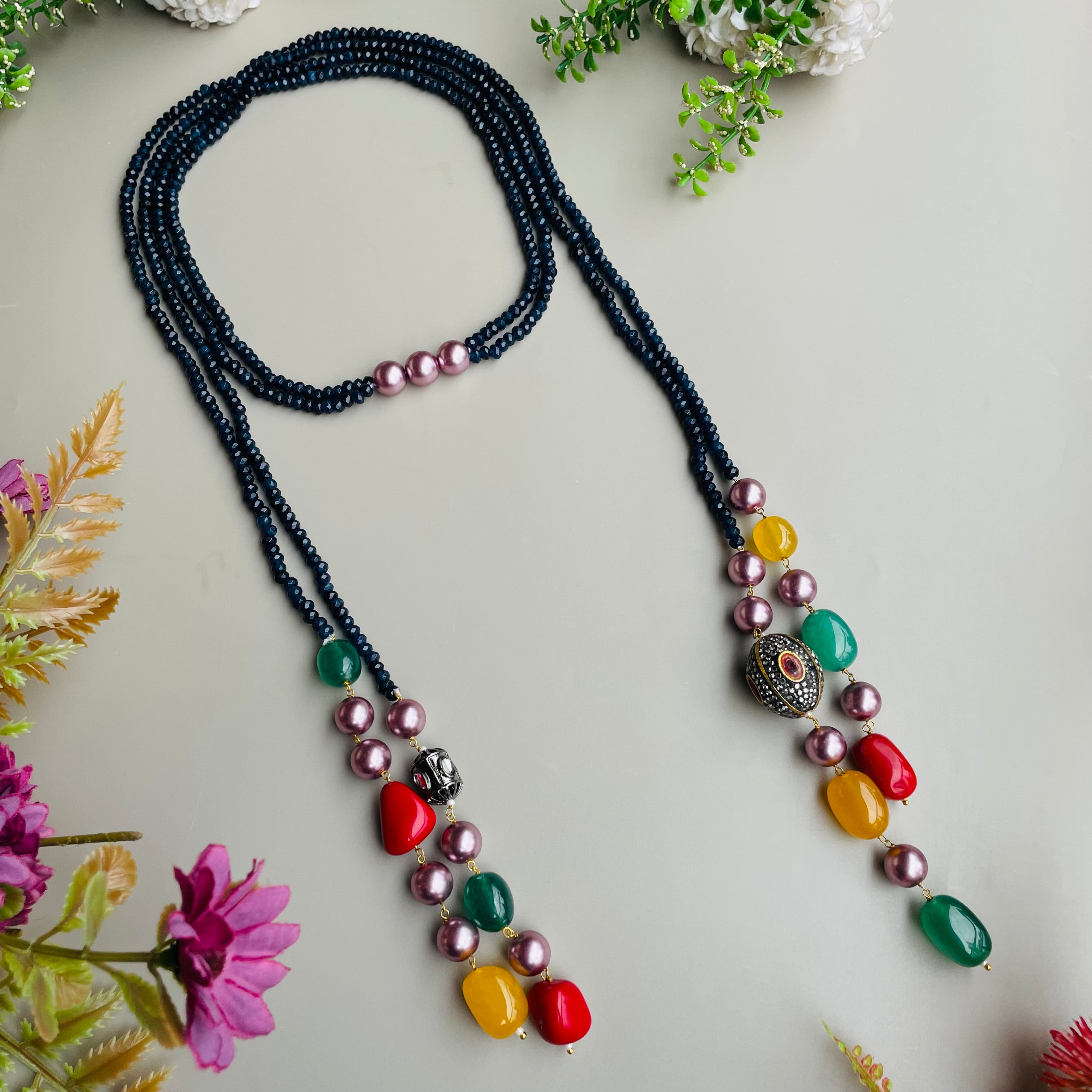 Nayaab Vanessa pearl long mala