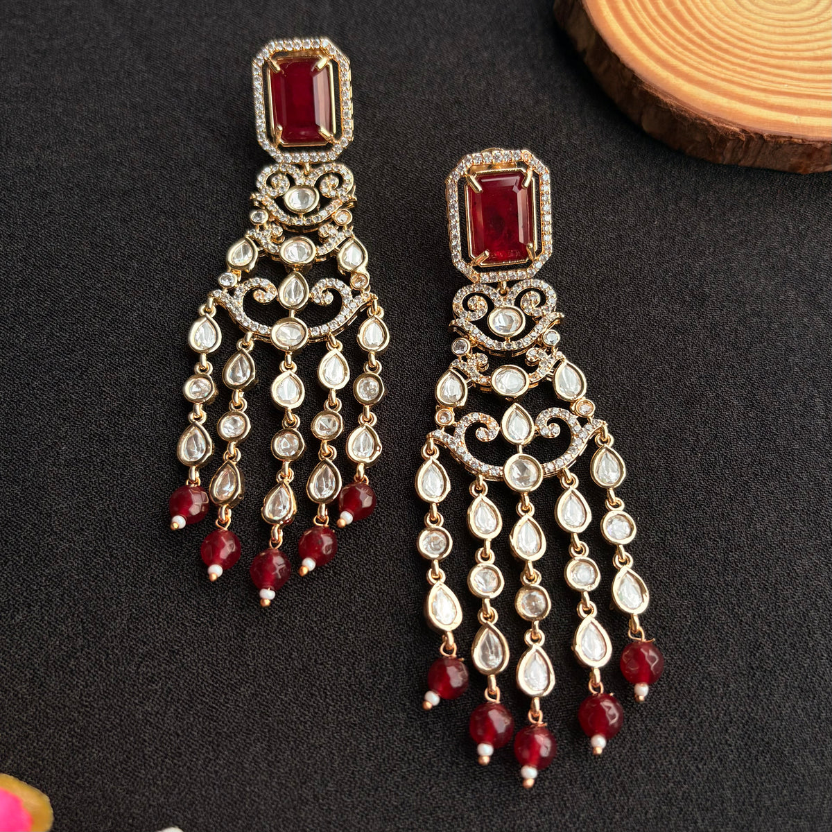 Ruhani Ruby Earrings
