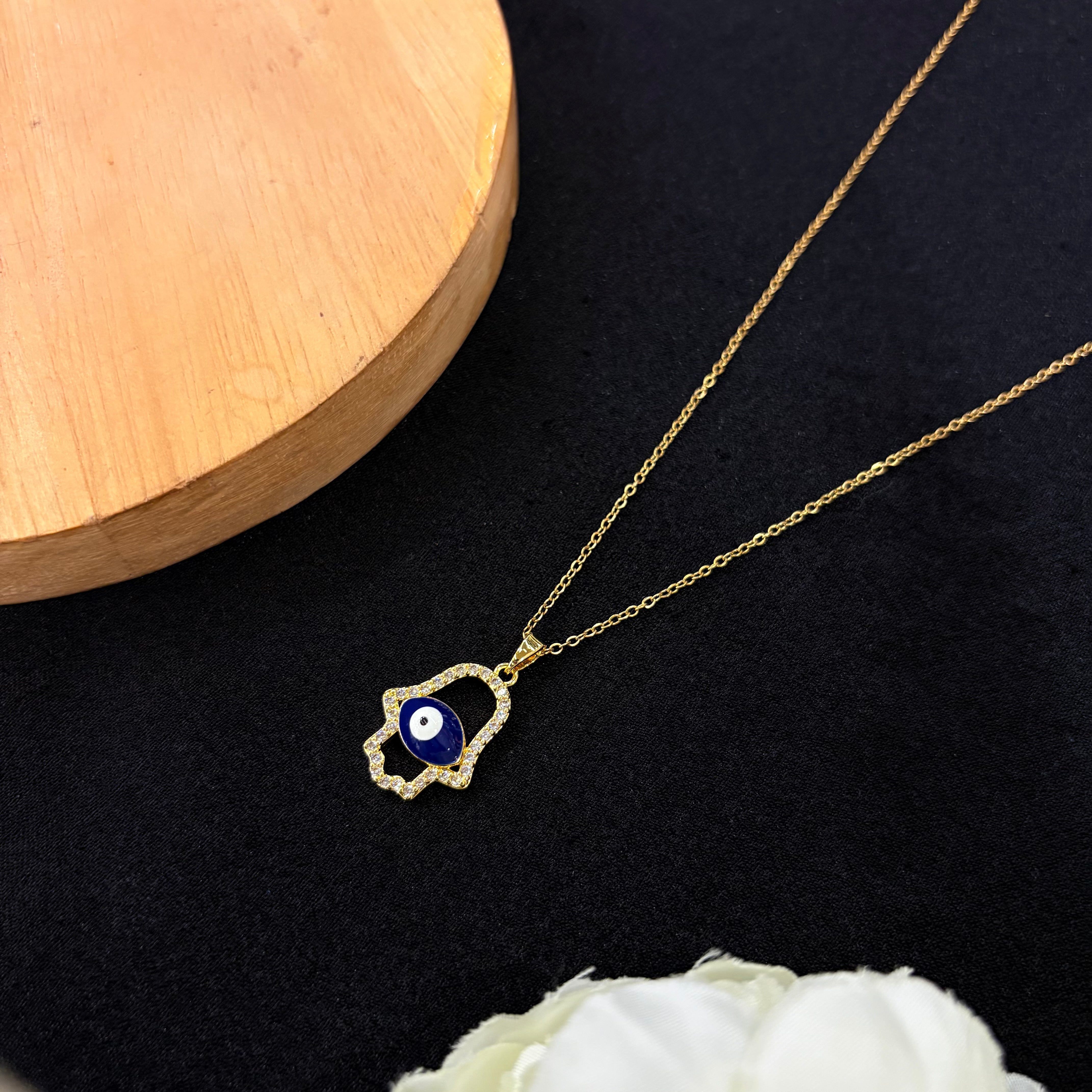 Nazar Hamsa Neck chain