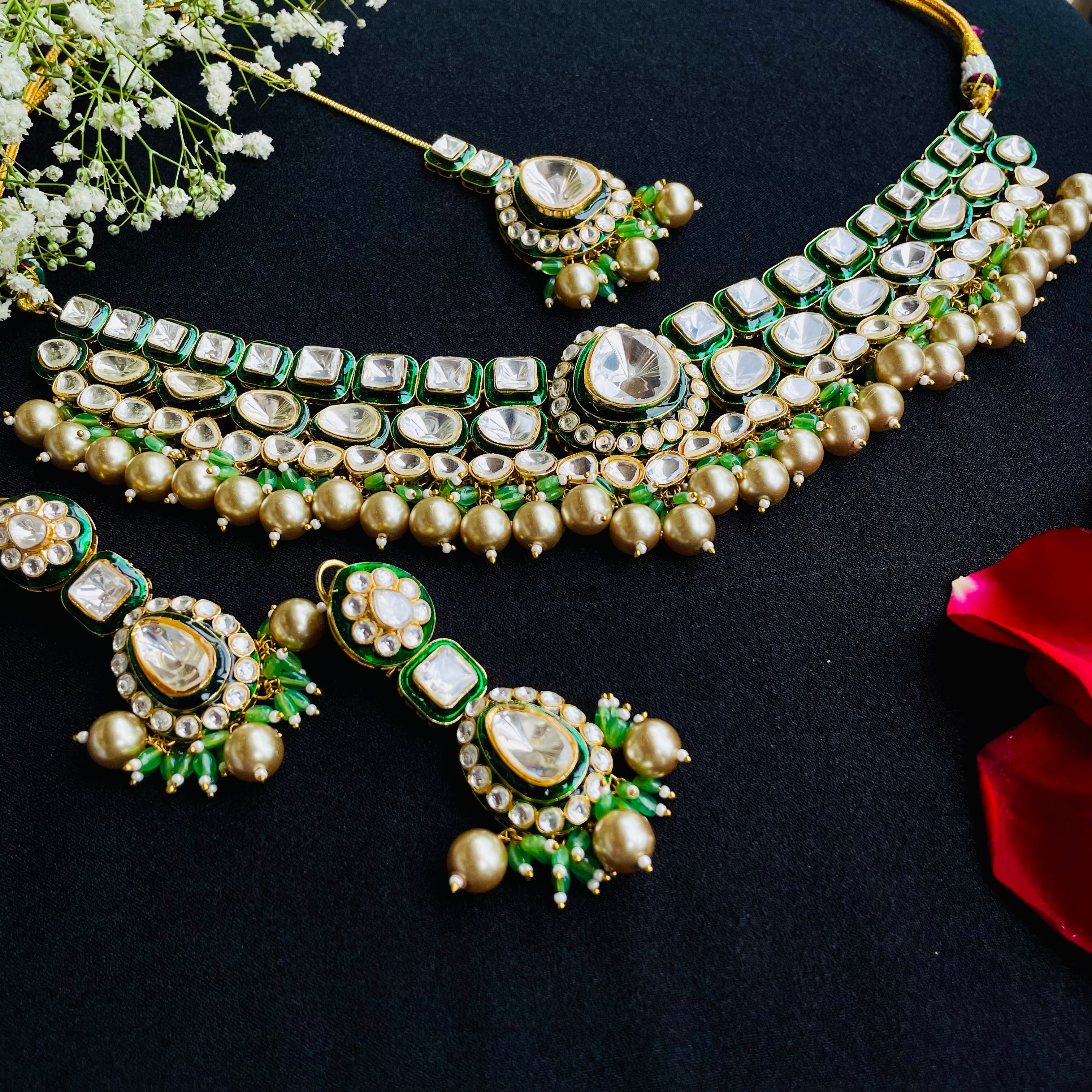 Nayaab Pihu Polki Neckpiece