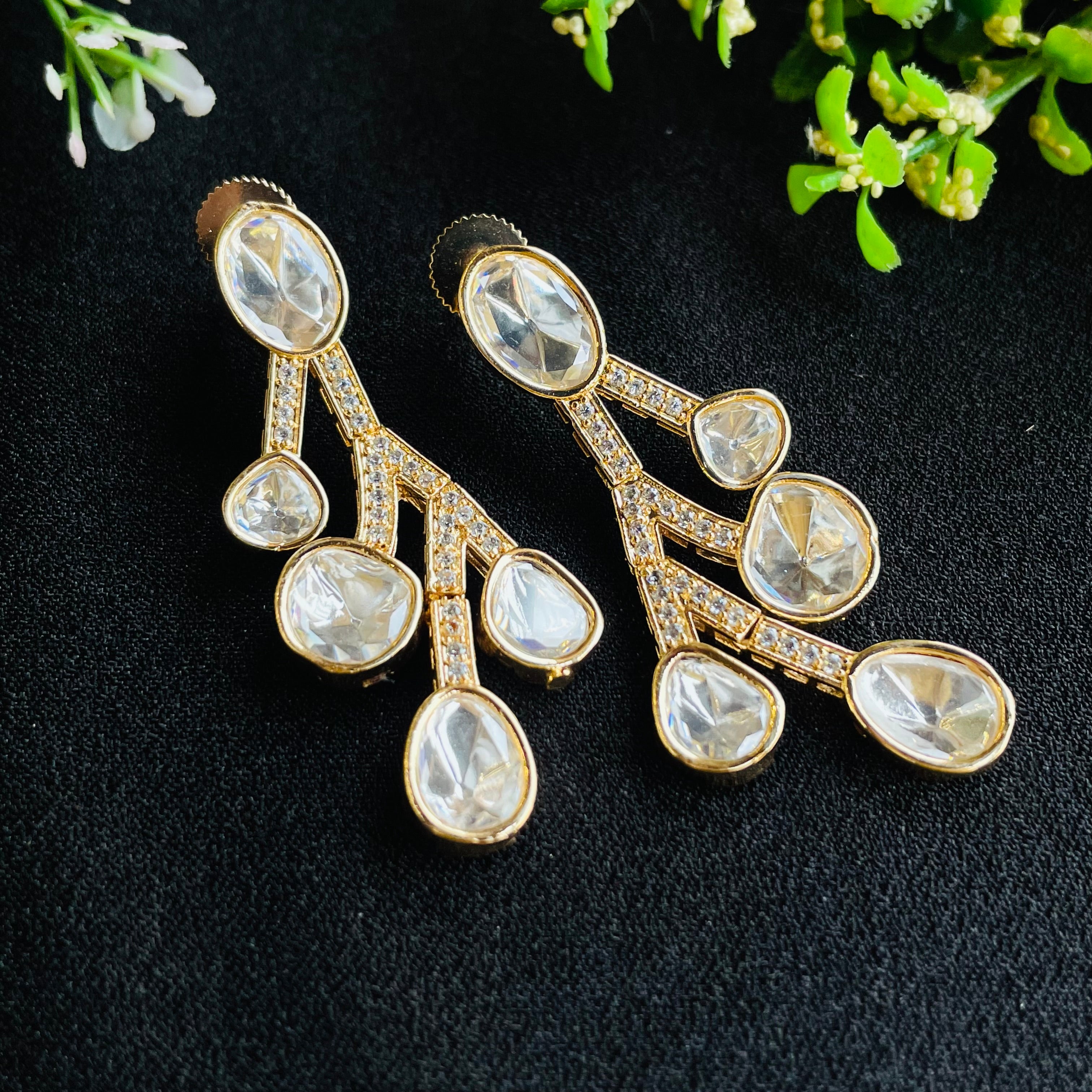 Nayaab Meher Polki Earrings