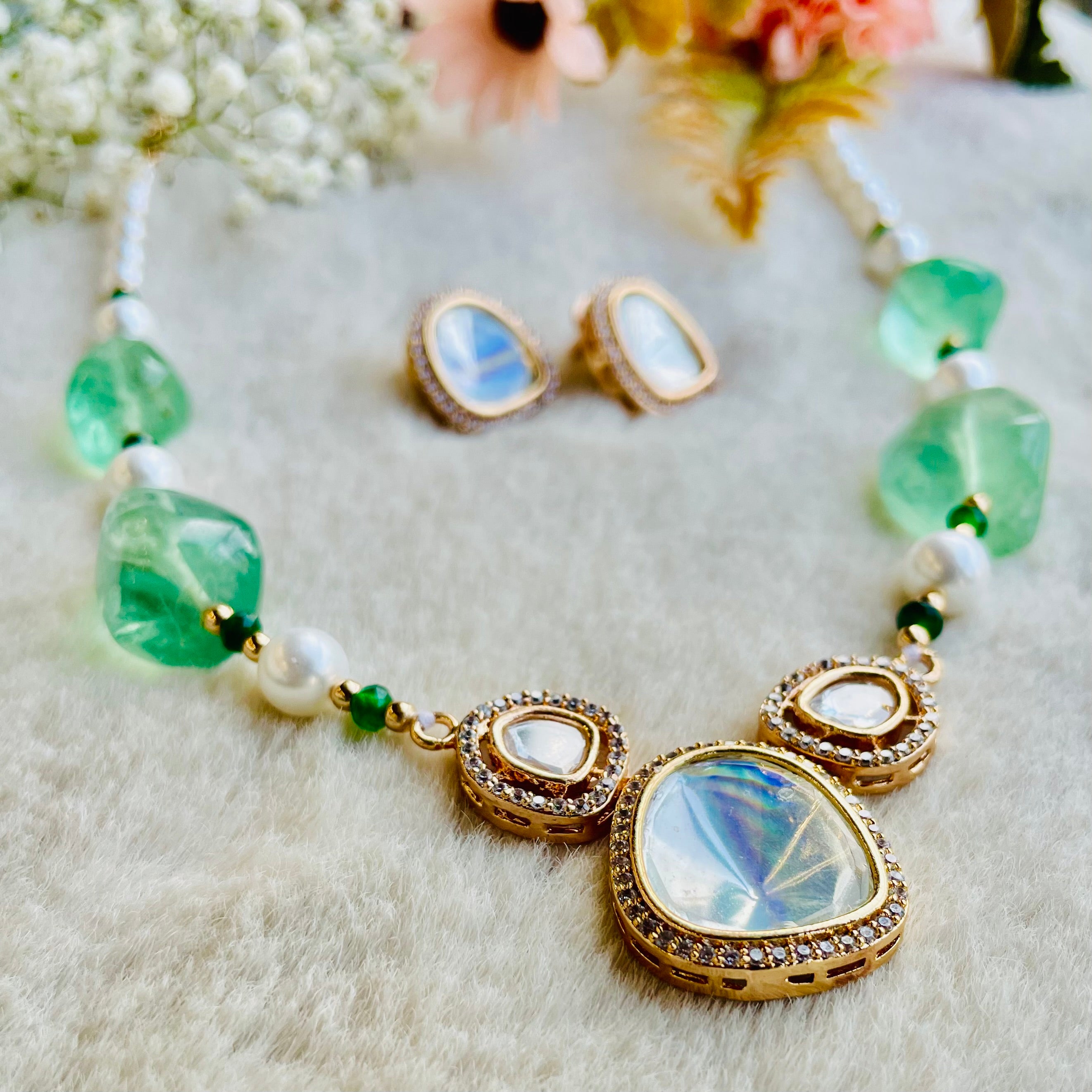 Nayaab Zora Polki Neckpiece