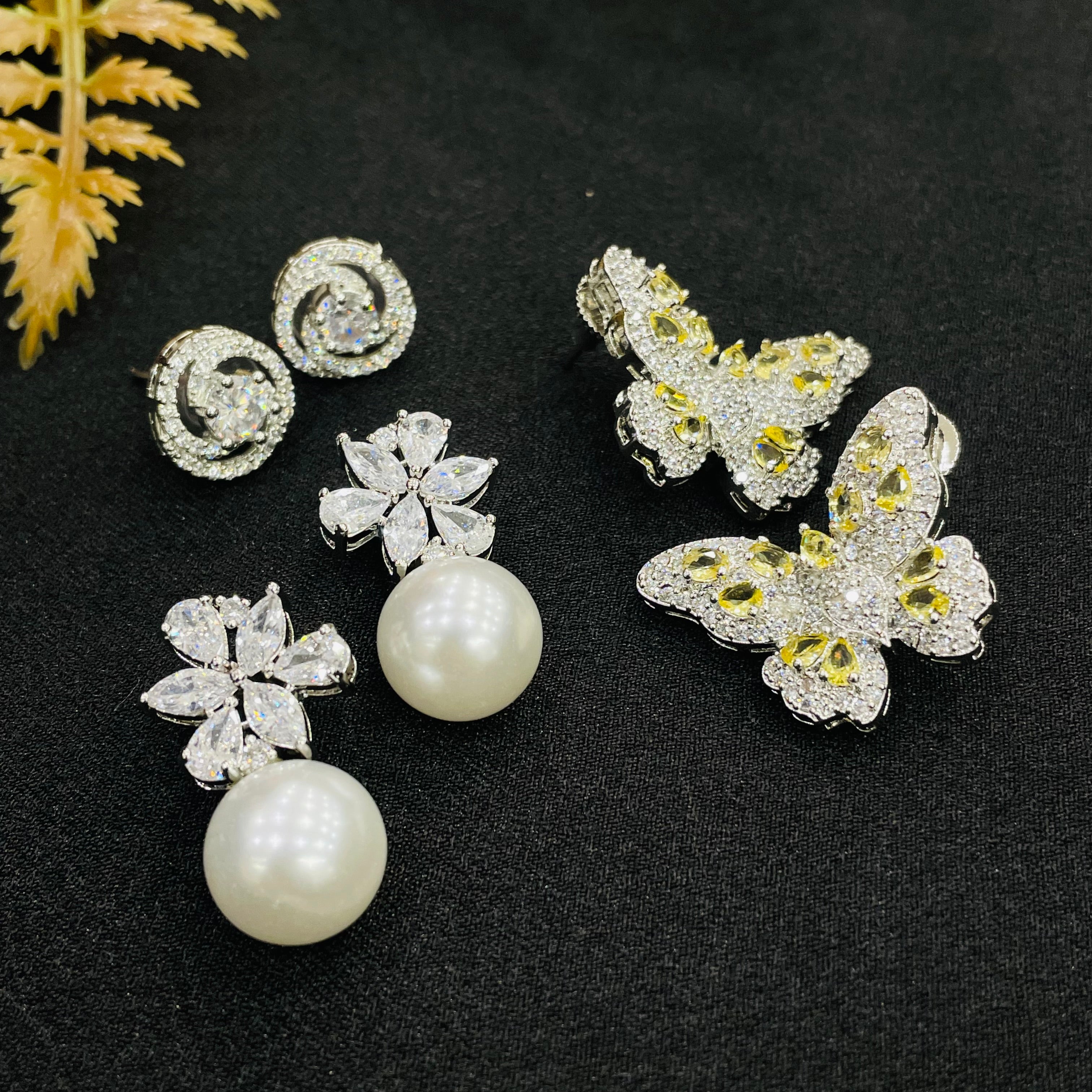 Ad butterfly With Ad studs Combo