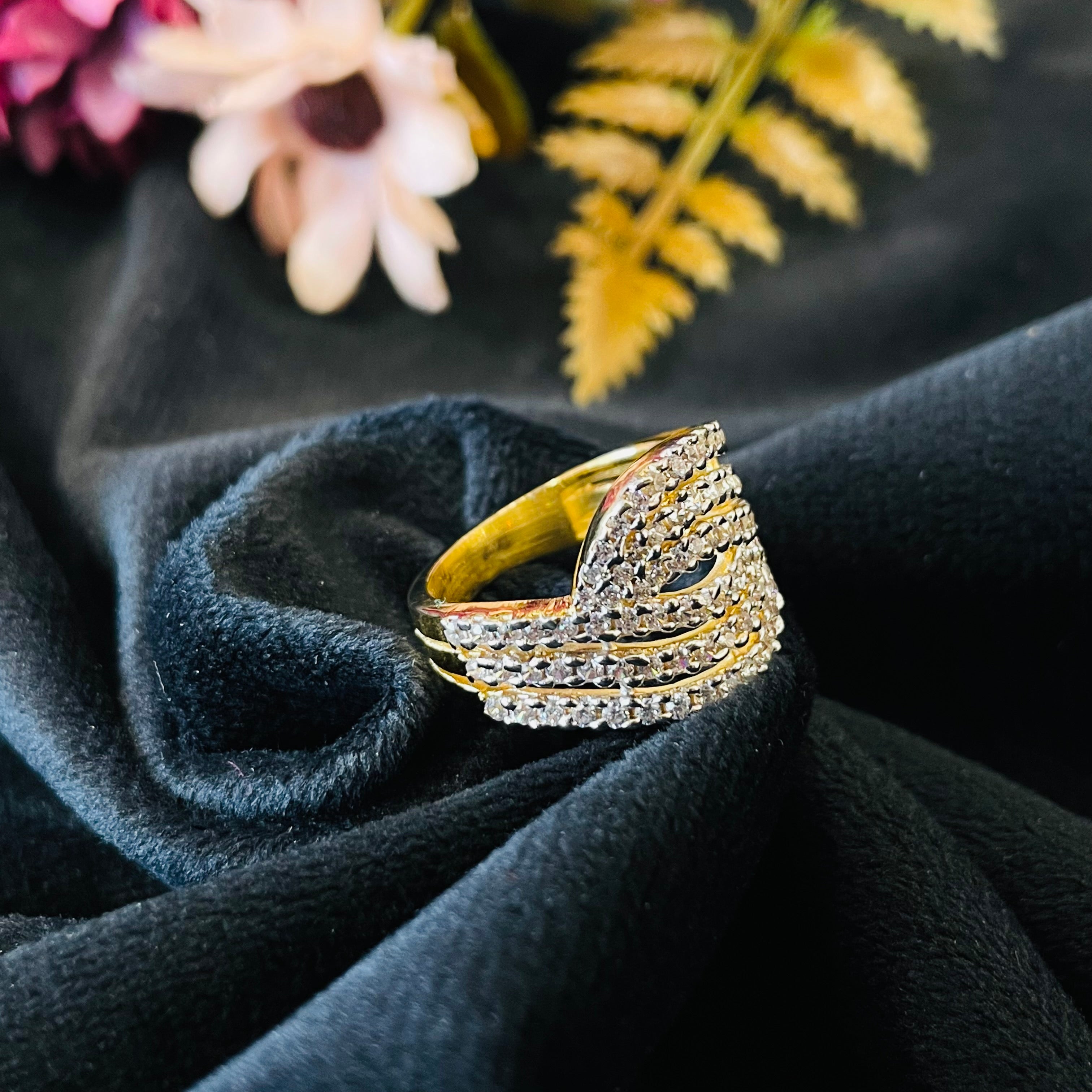 Vs Sterling Silver Cocktail Ring 223 6g