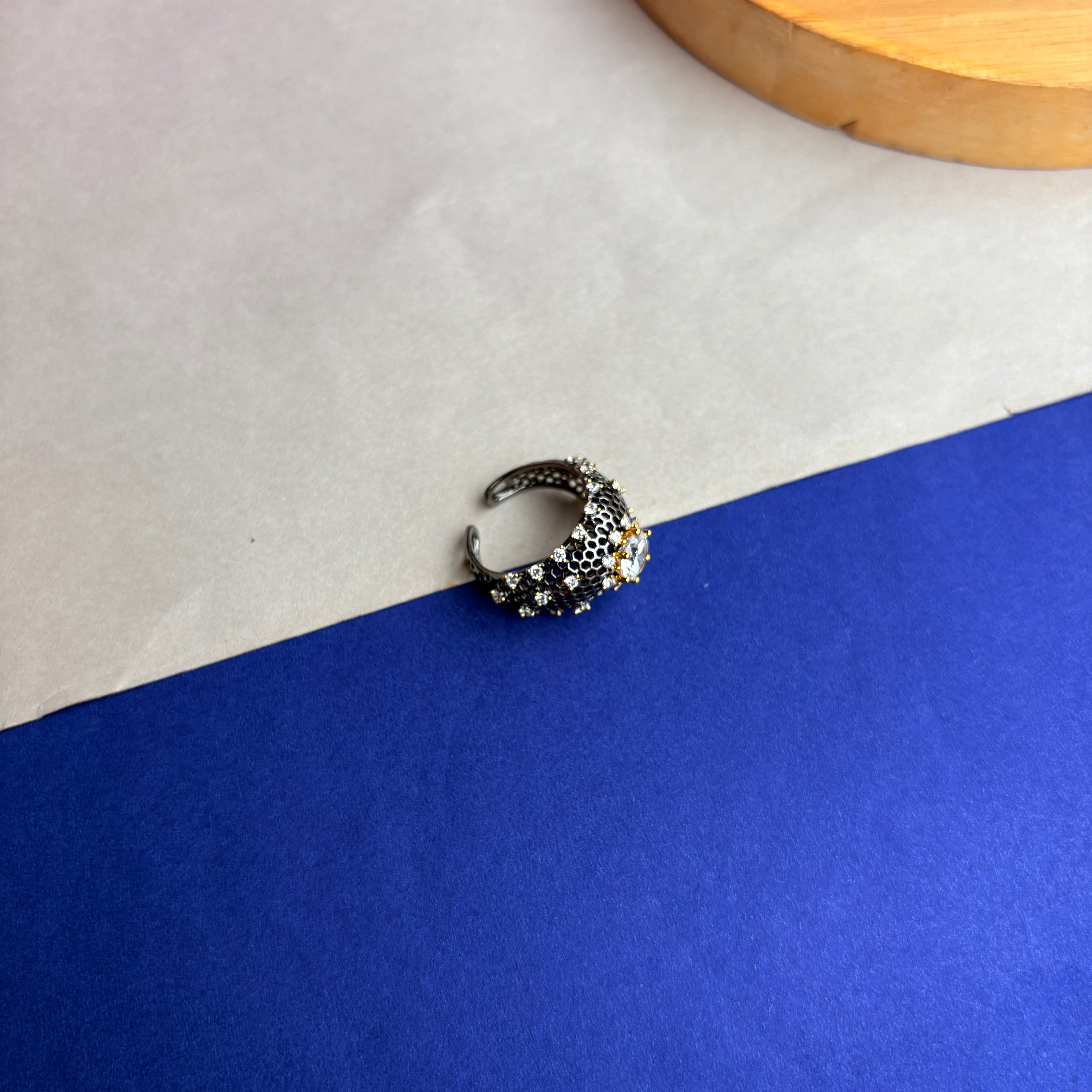 Seraphina Noir Ring