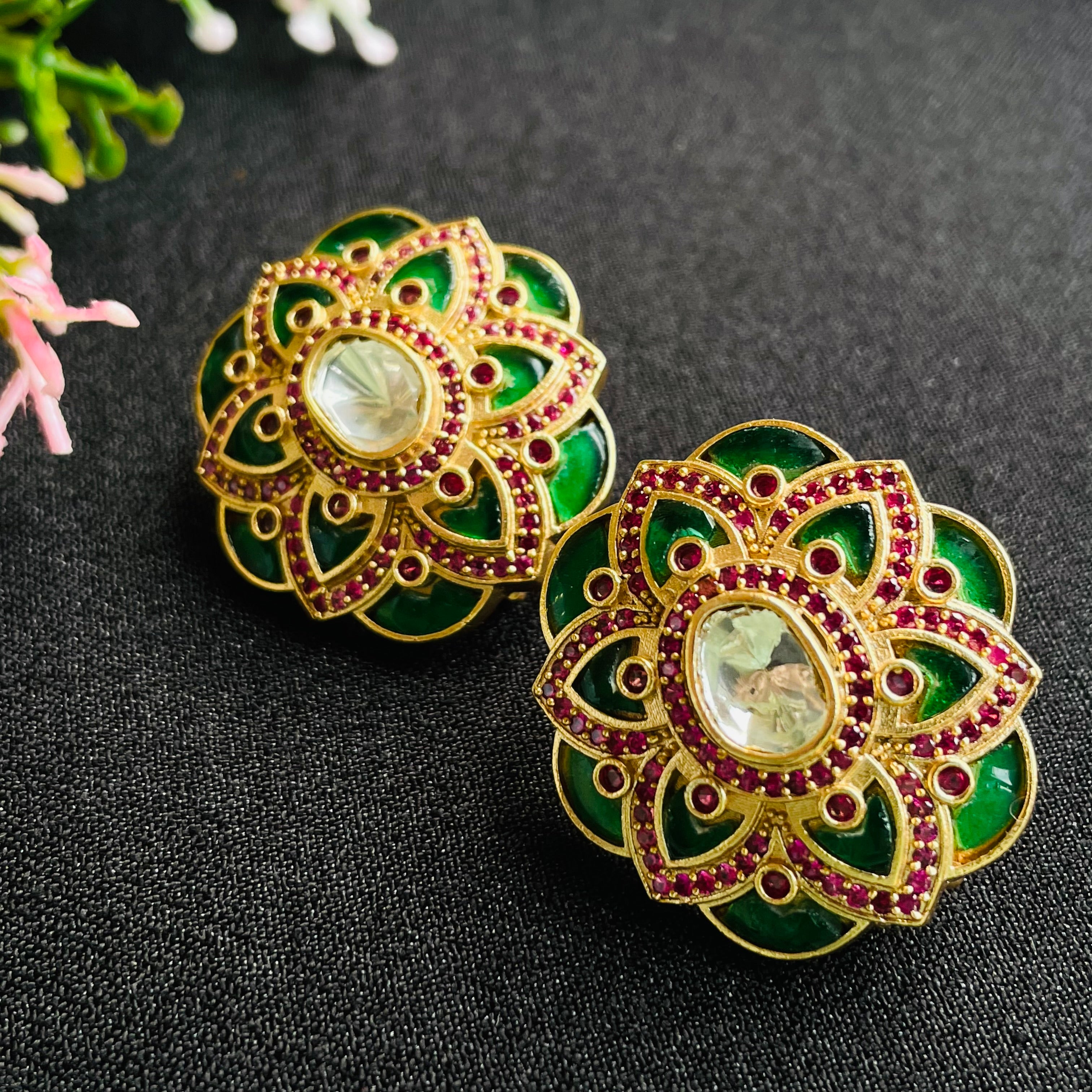 Nayaab Mayera Polki Earrings