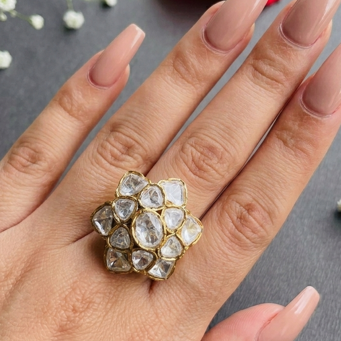 Nayaab Divya Polki ring