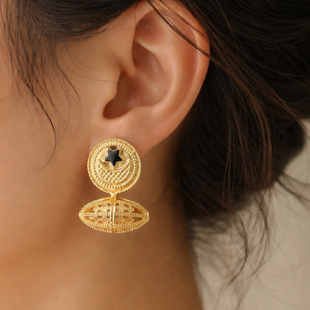 Layla Ruby earrings