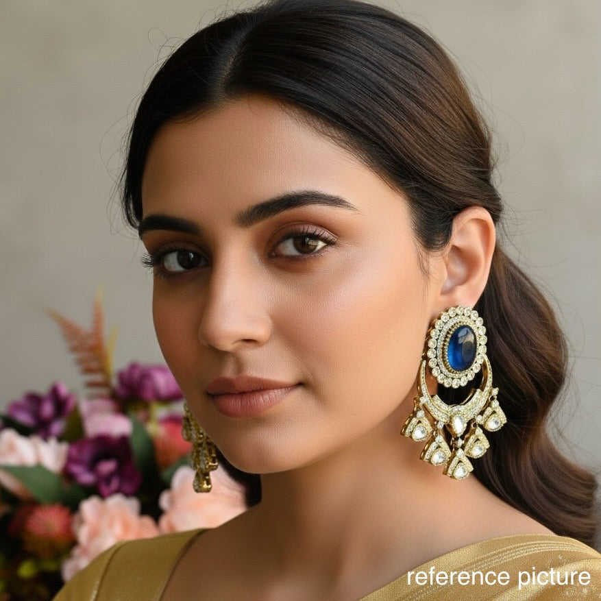 Nayaab Ruhi Polki Earrings