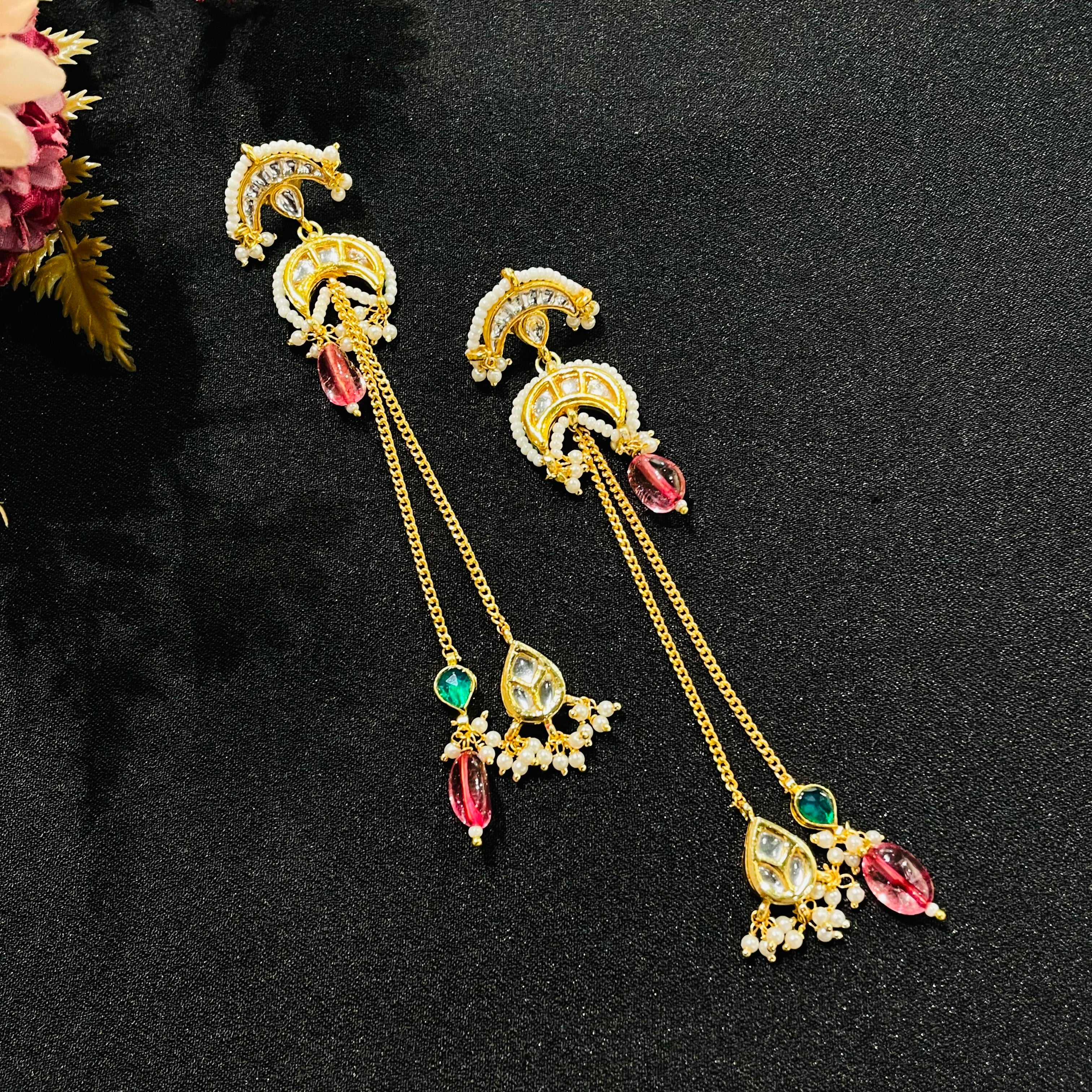 Nayaab Alisha Polki Earrings