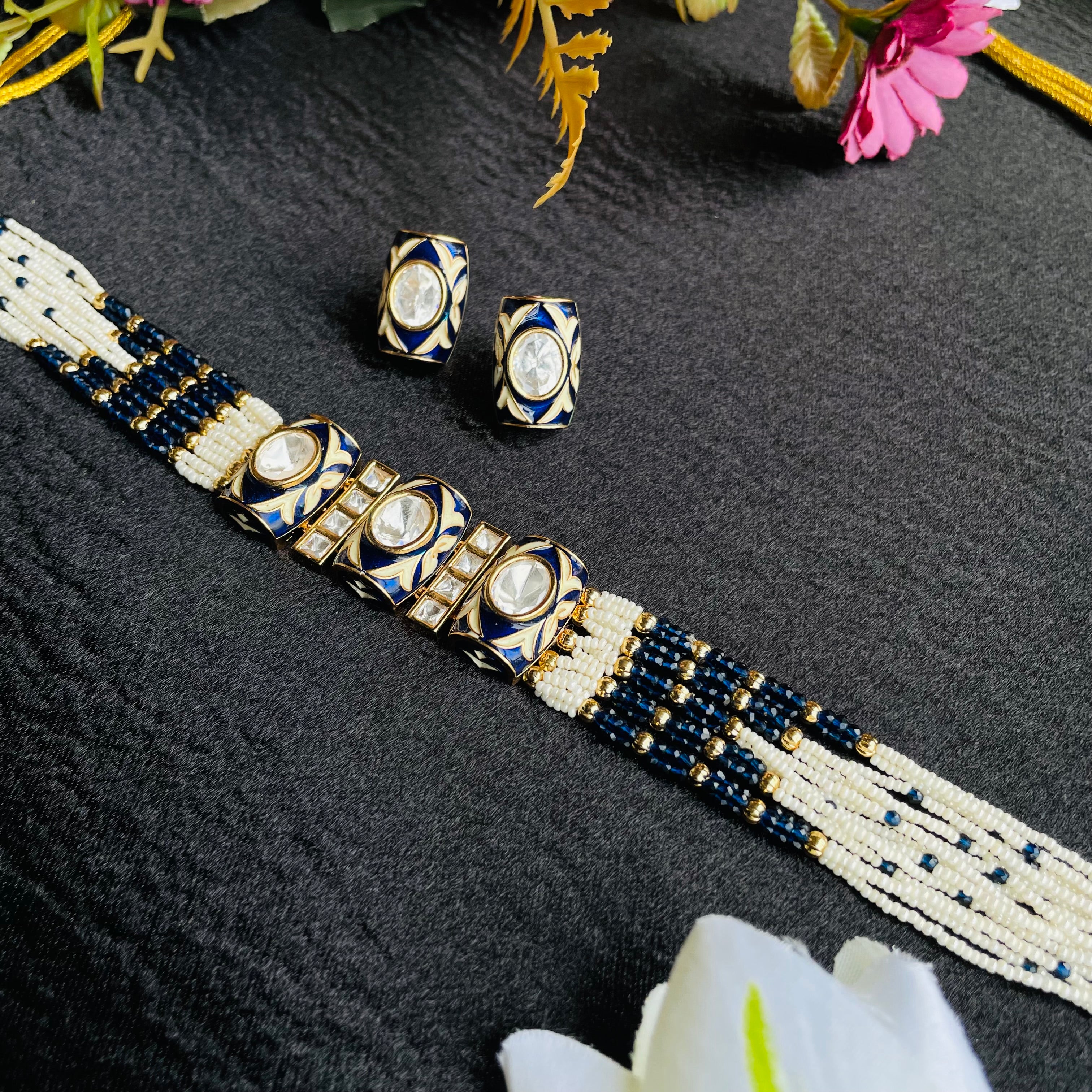 Nayaab Hina polki choker