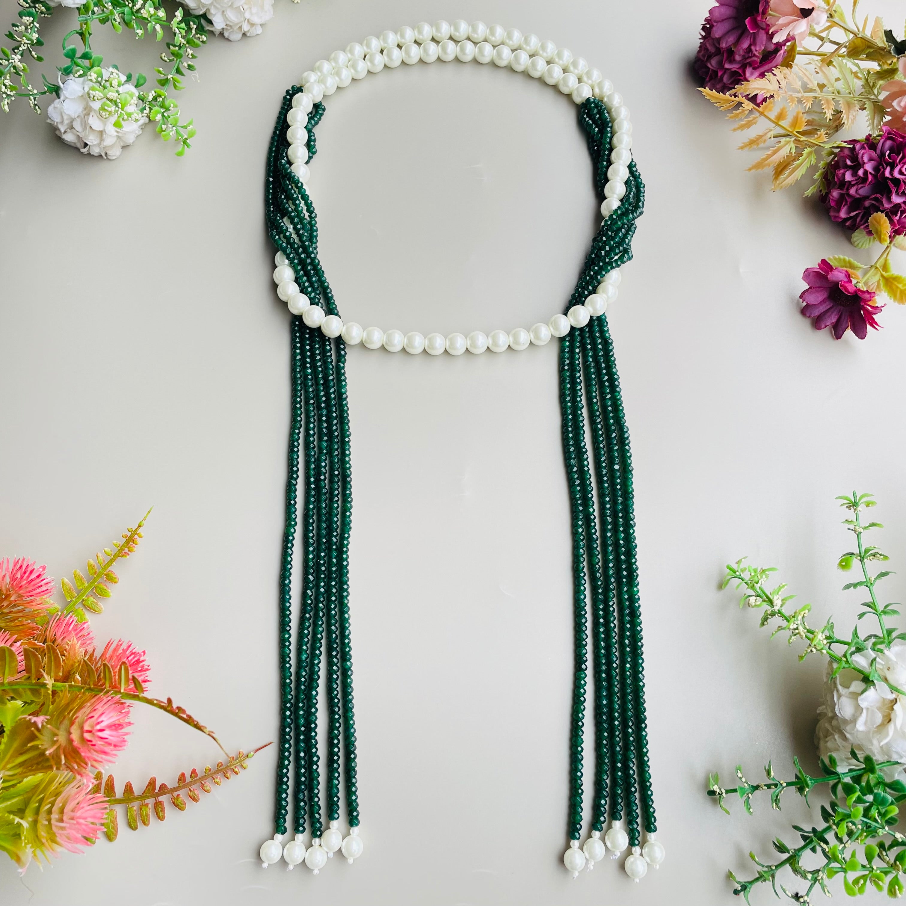 Nayaab jigyasa Pearl long mala