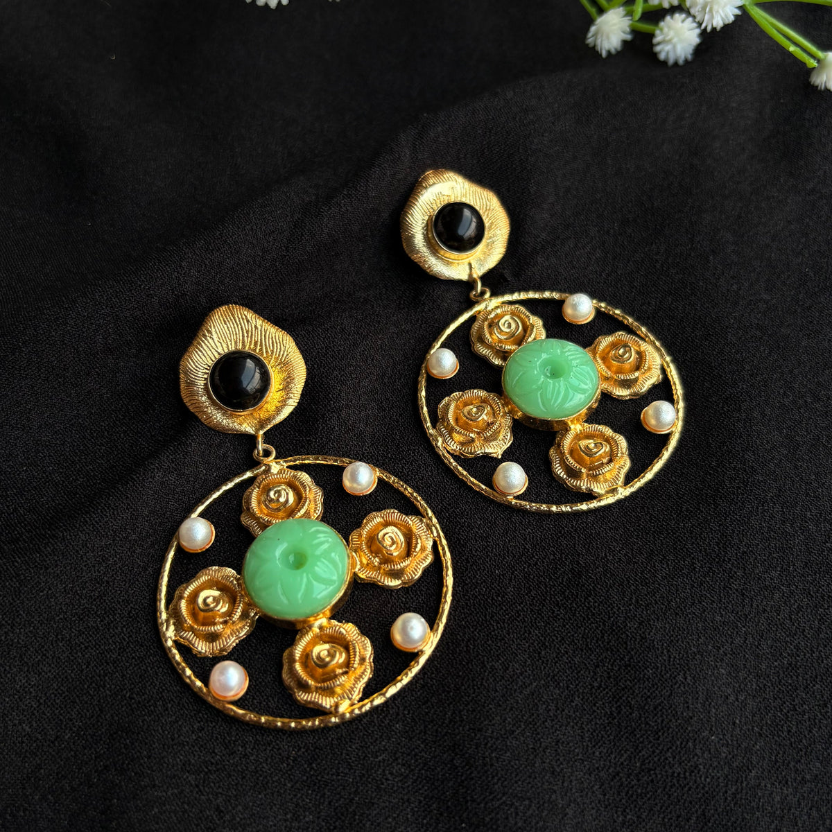 Vanyashree Floral Earrings