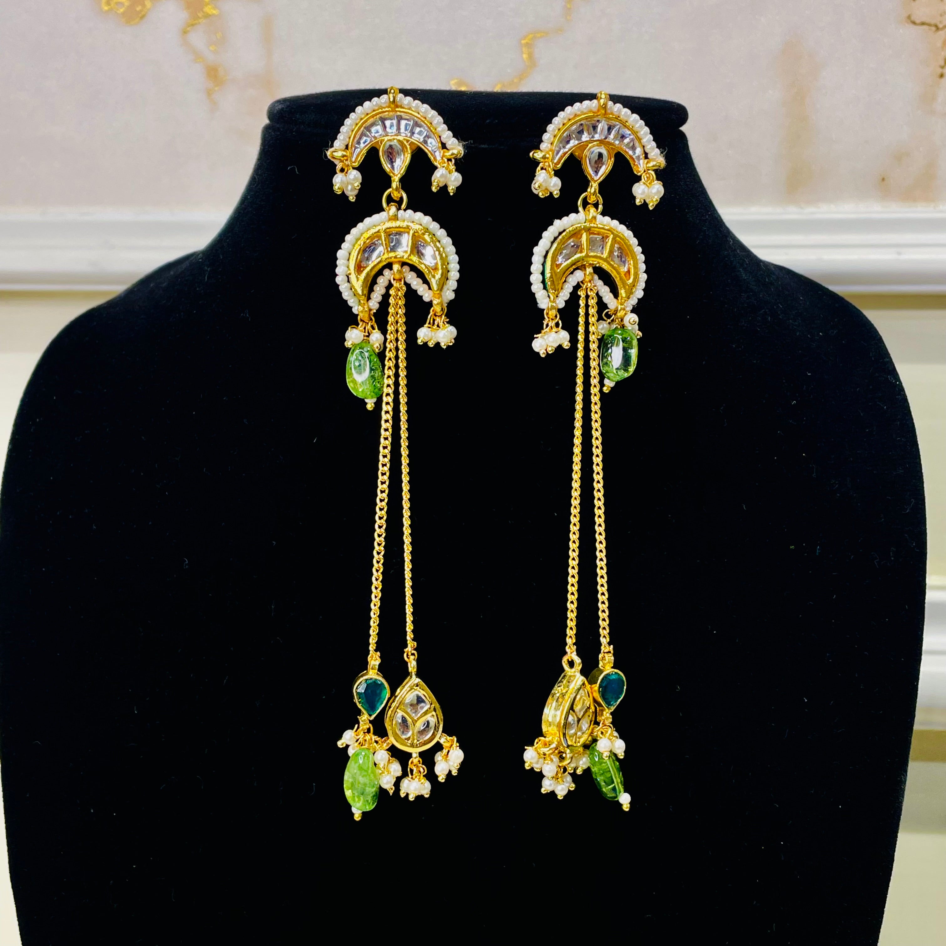 Nayaab Alisha Polki Earrings
