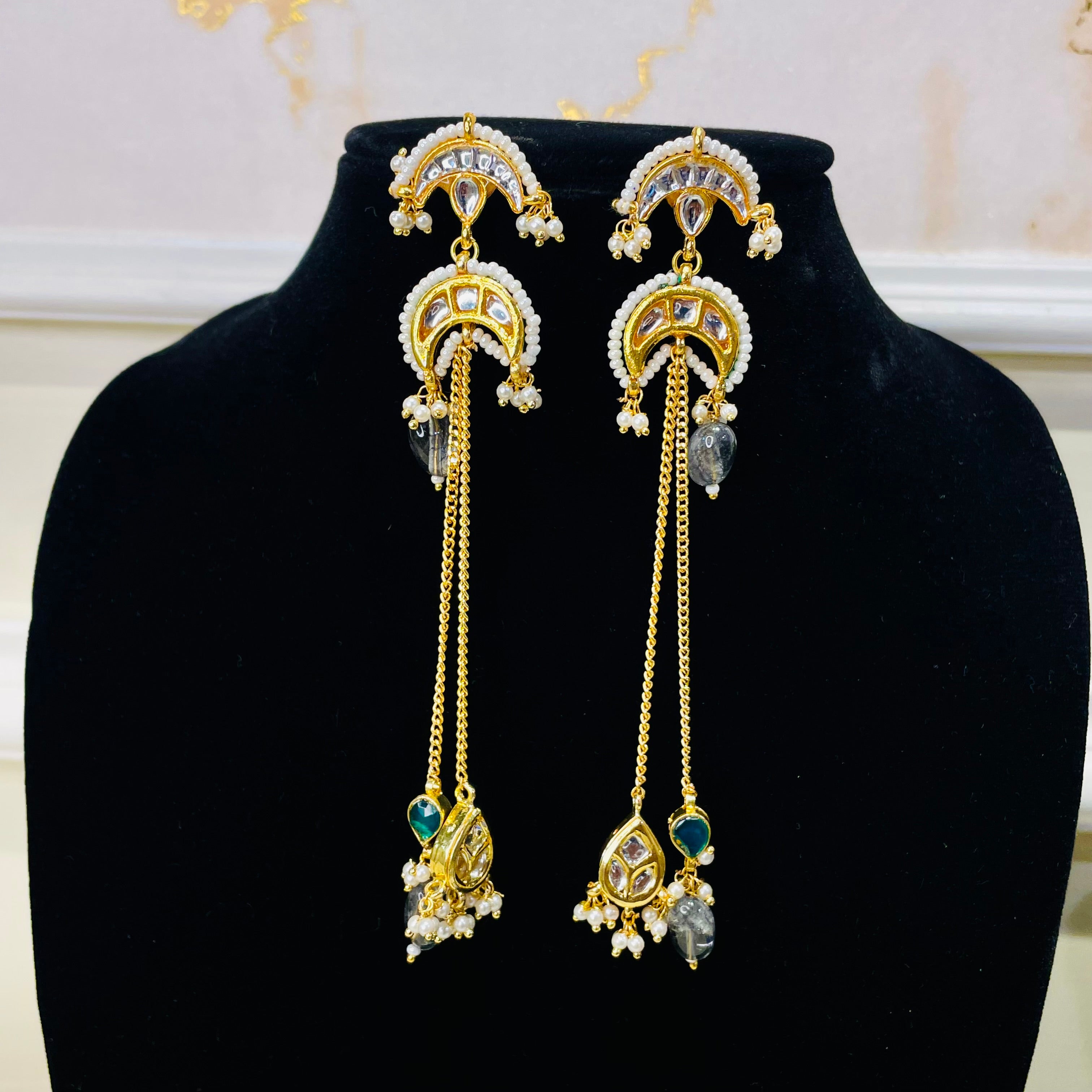 Nayaab Alisha Polki Earrings