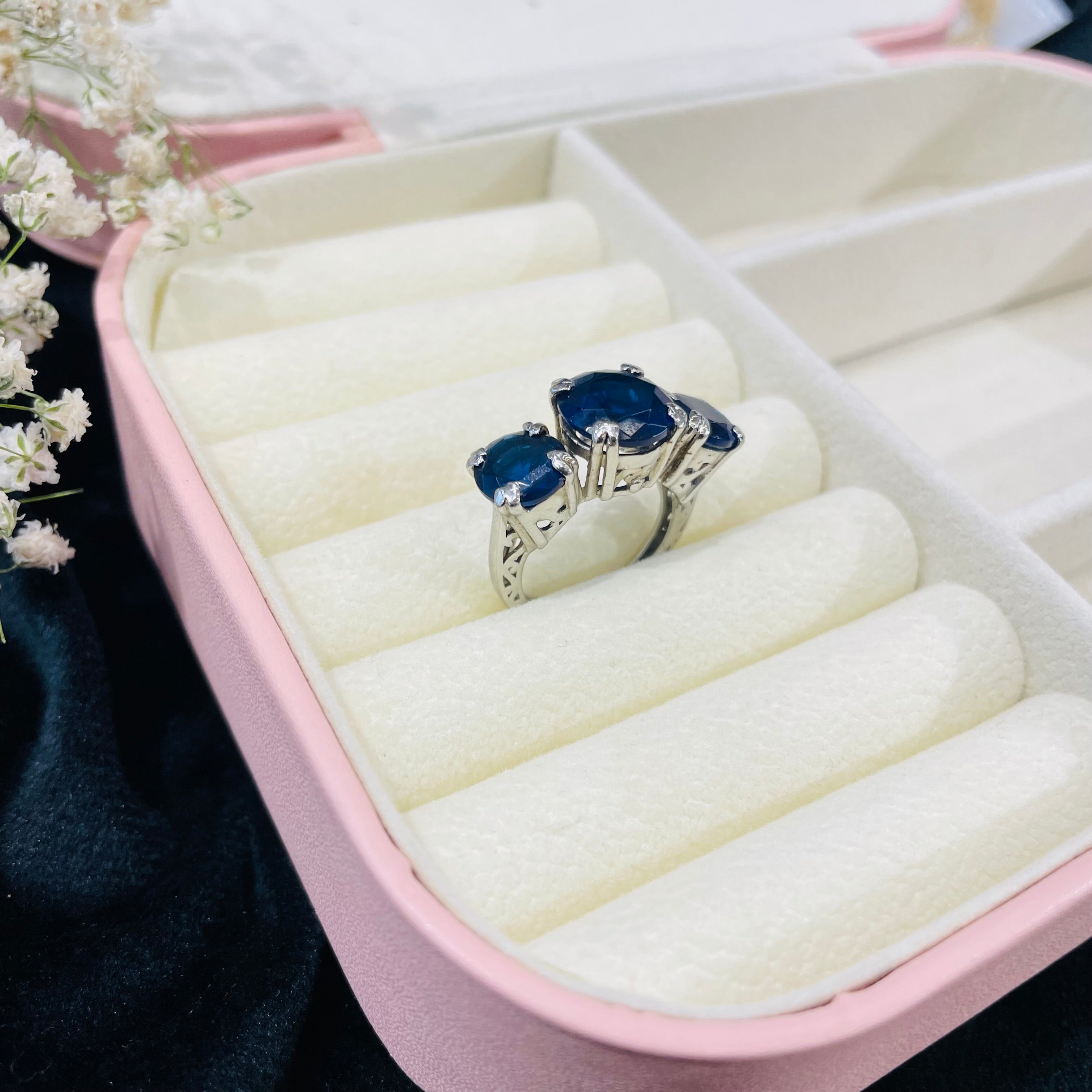 Vs sterling silver cocktail ring 211 7g