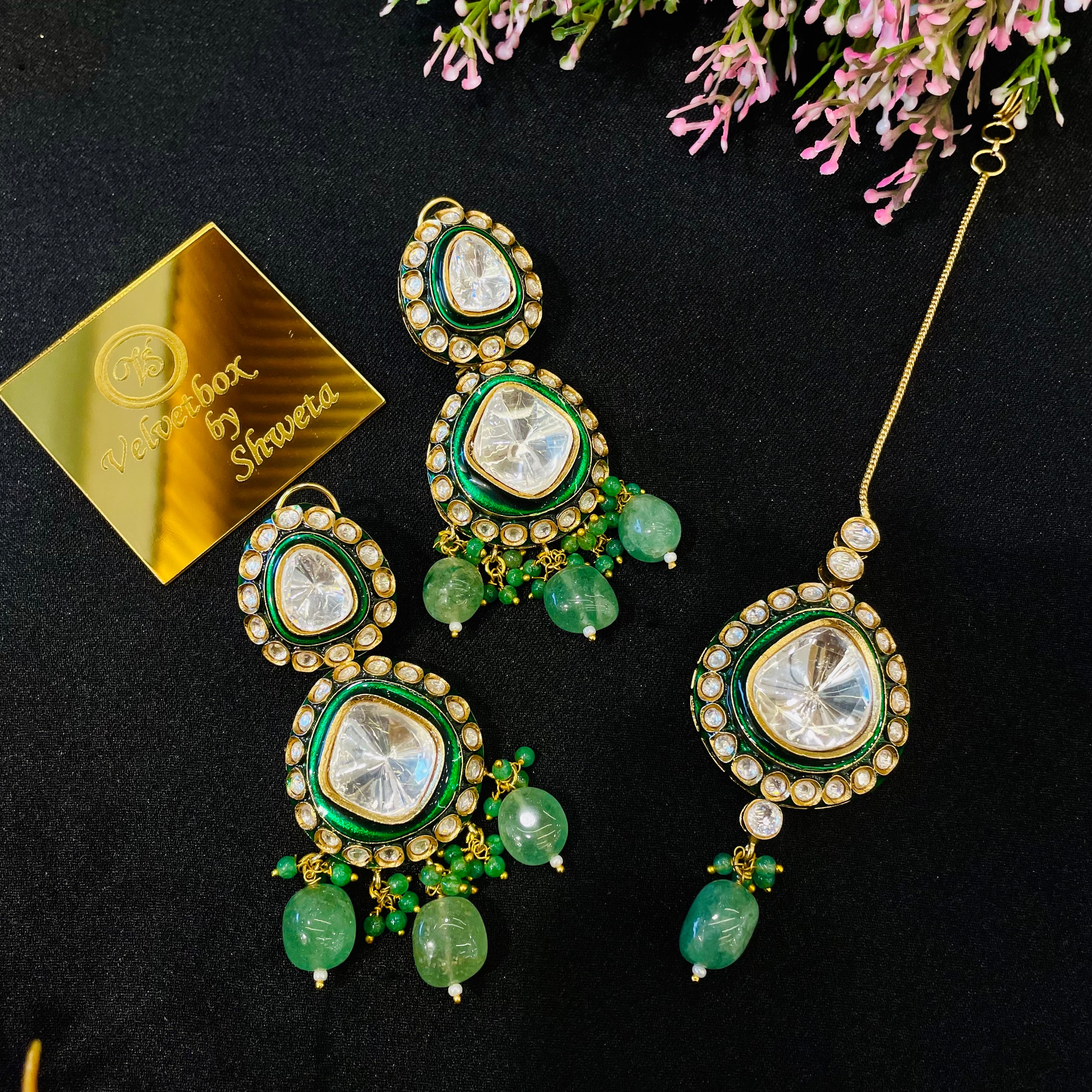 Nayaab Amayera Polki Neckpiece