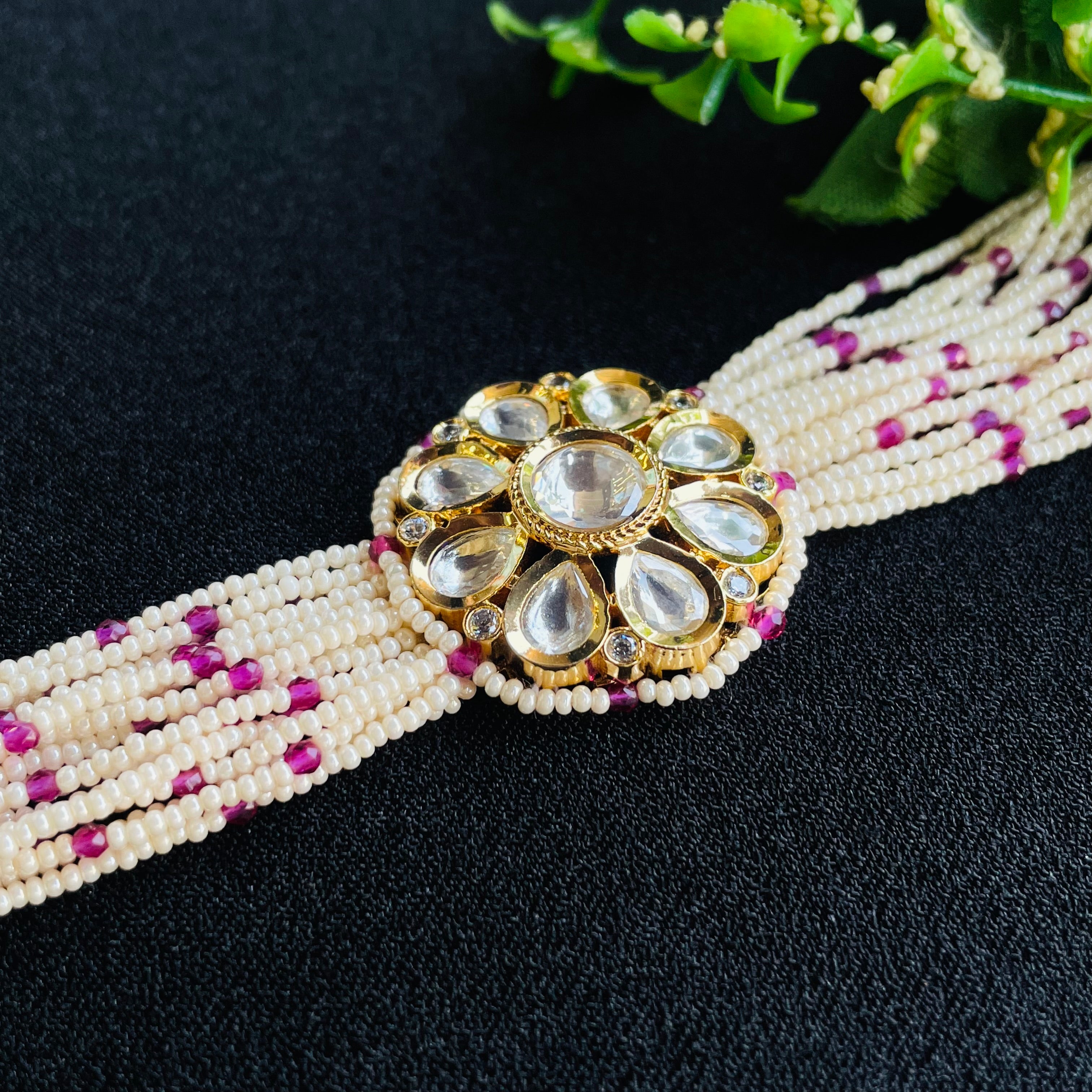 Nayaab Meher Polki Bracelet