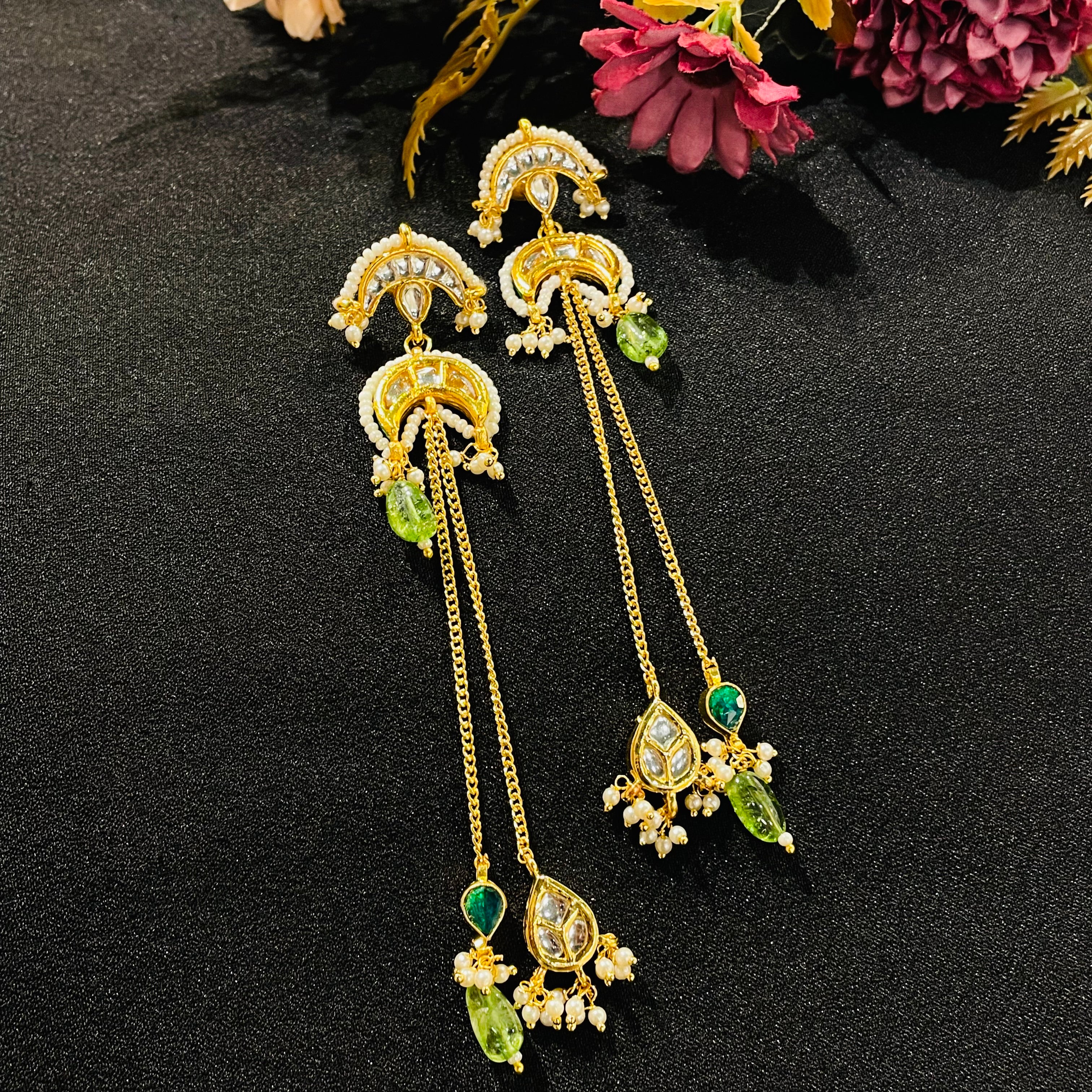 Nayaab Alisha Polki Earrings