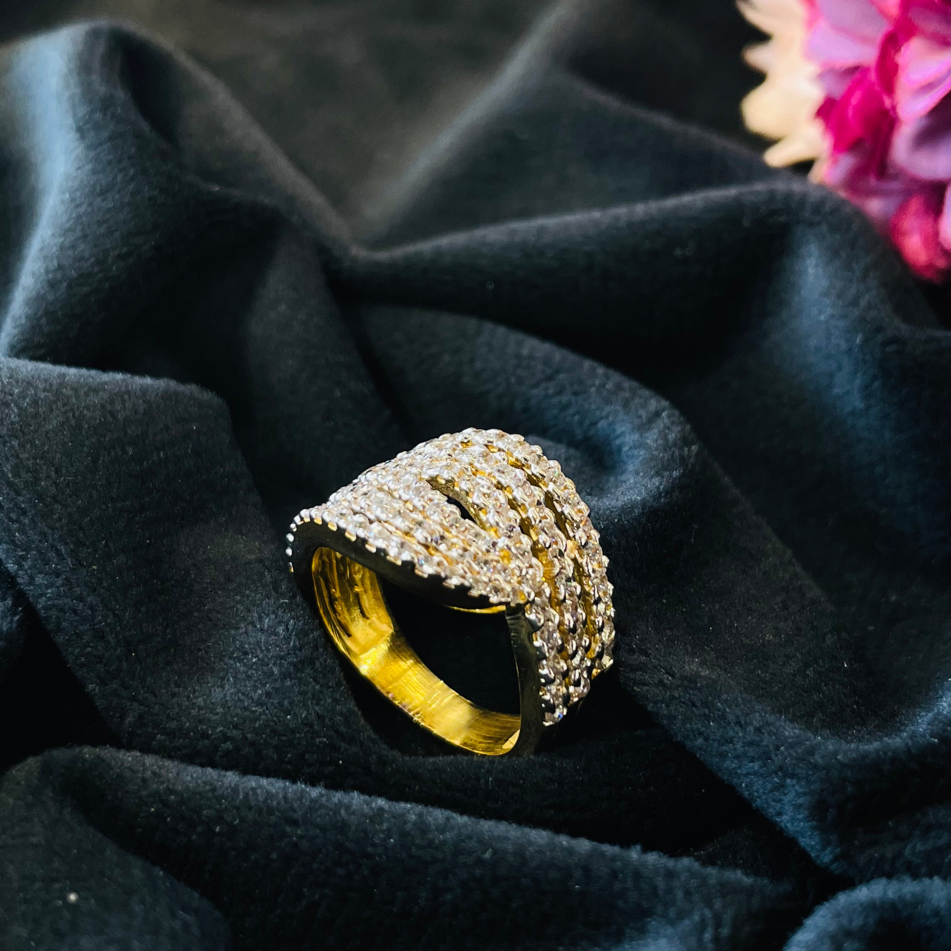 Vs Sterling Silver Cocktail Ring 223 6g