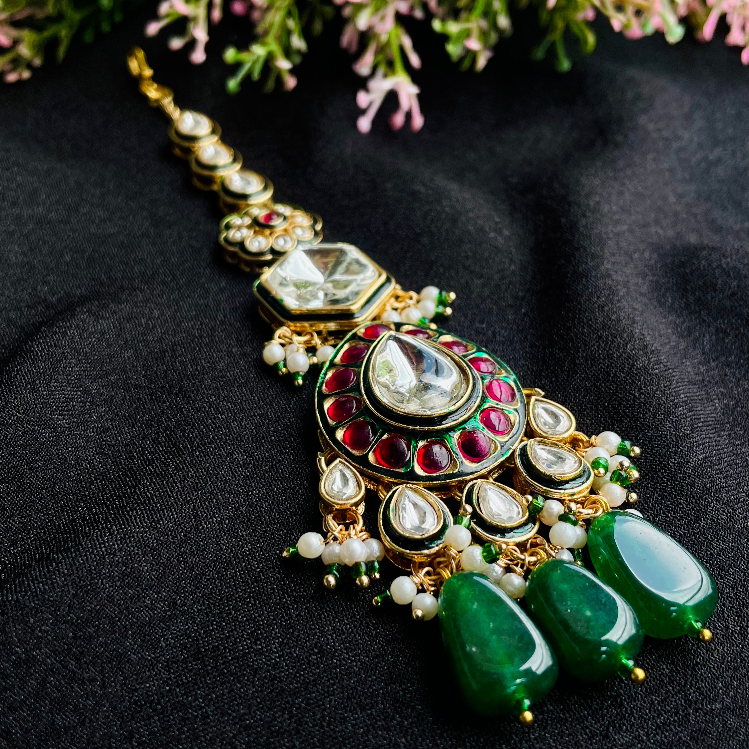 Nayaab Jiya Polki Tikka