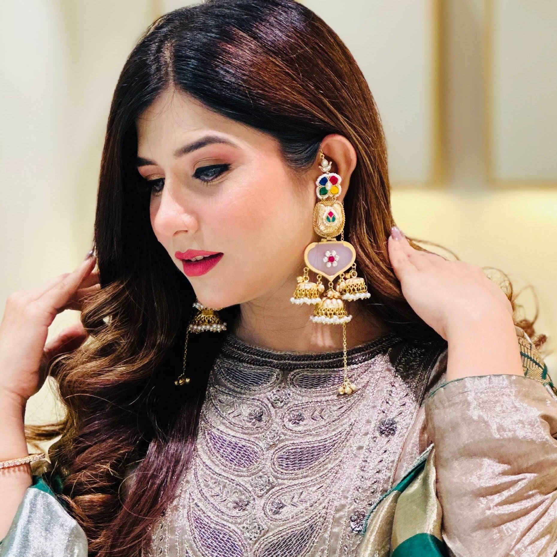 Nayaab Fusion Anu earrings