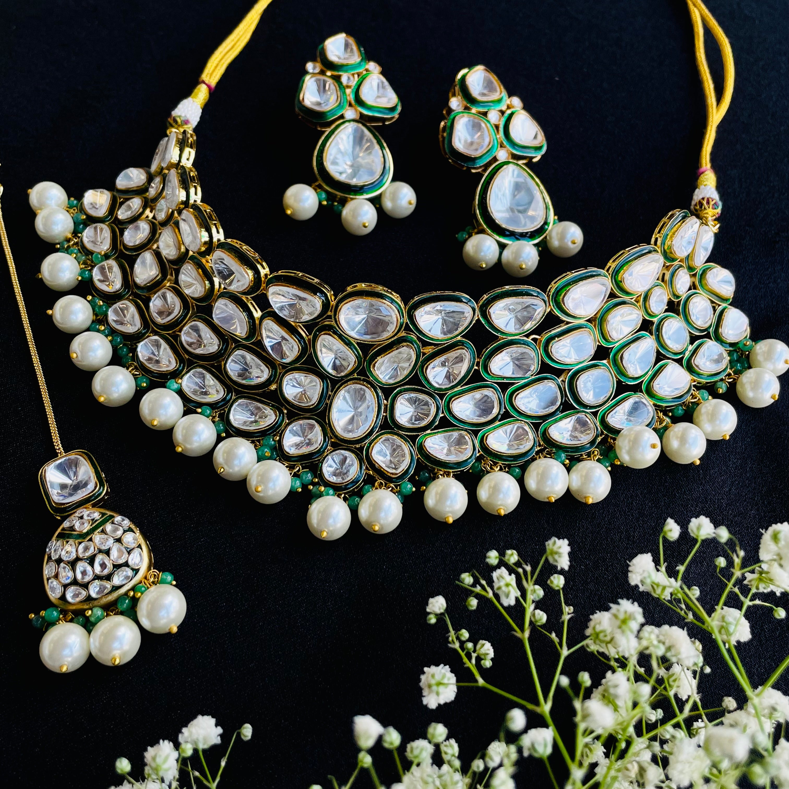 Nayaab Mahira Polki Neckpiece