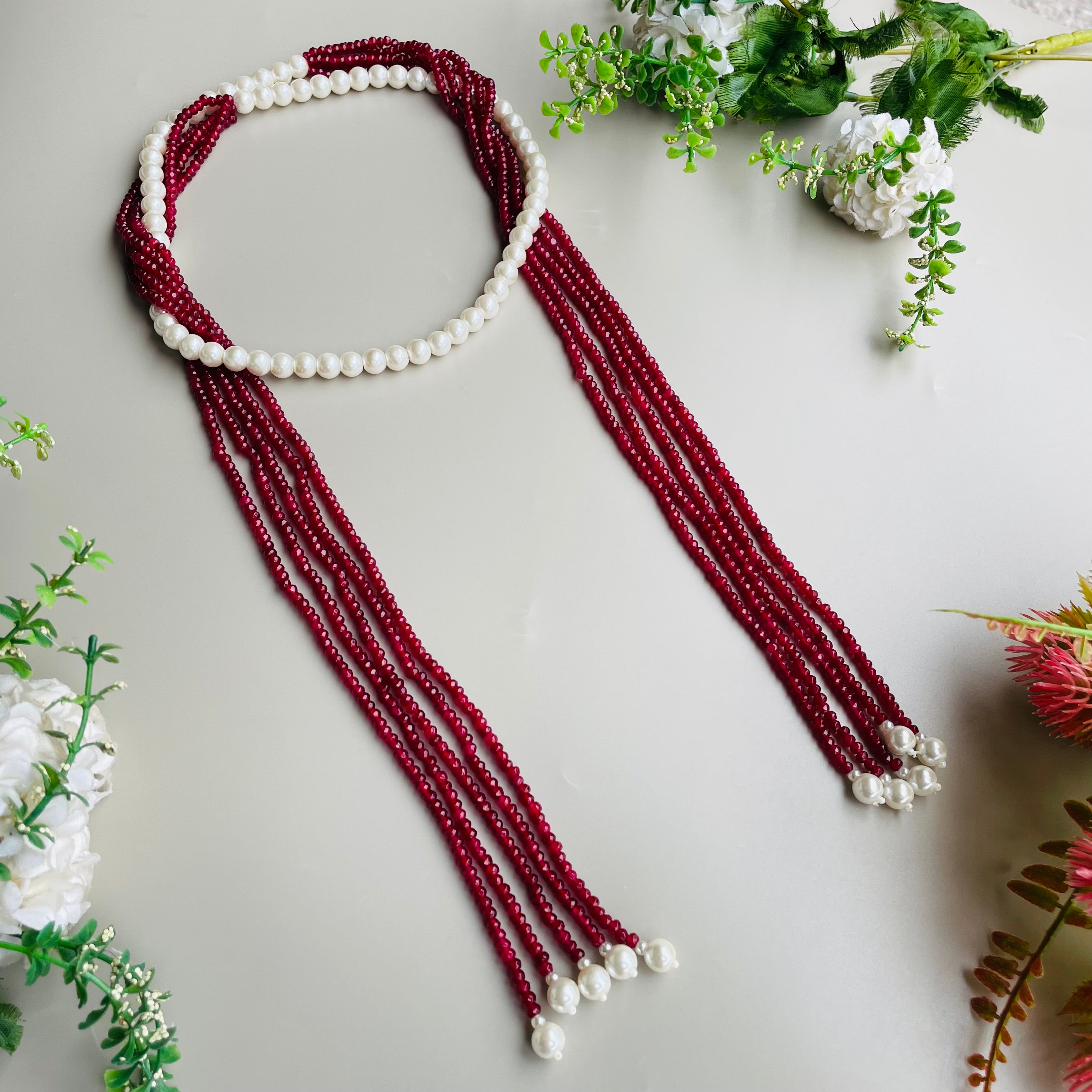 Nayaab jigyasa Pearl long mala