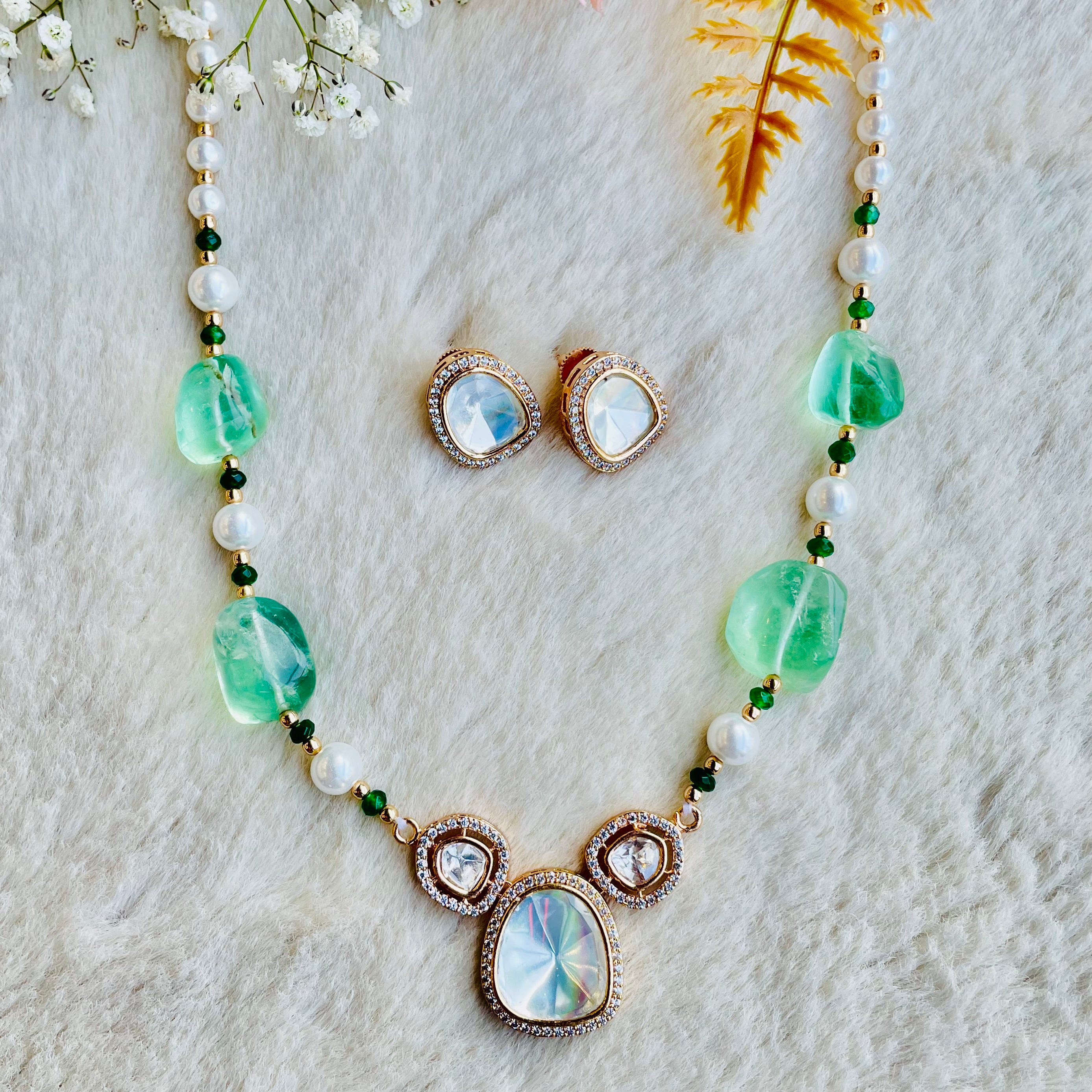 Nayaab Zora Polki Neckpiece