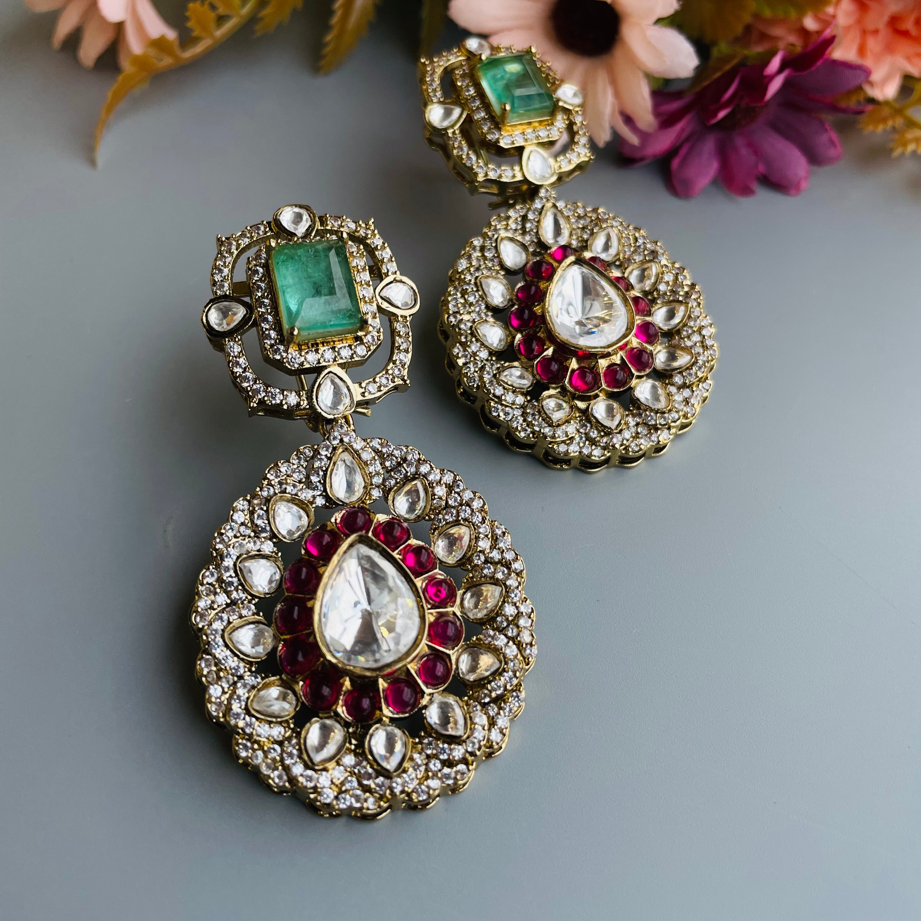 Nayaab Shalok Polki Neckpiece