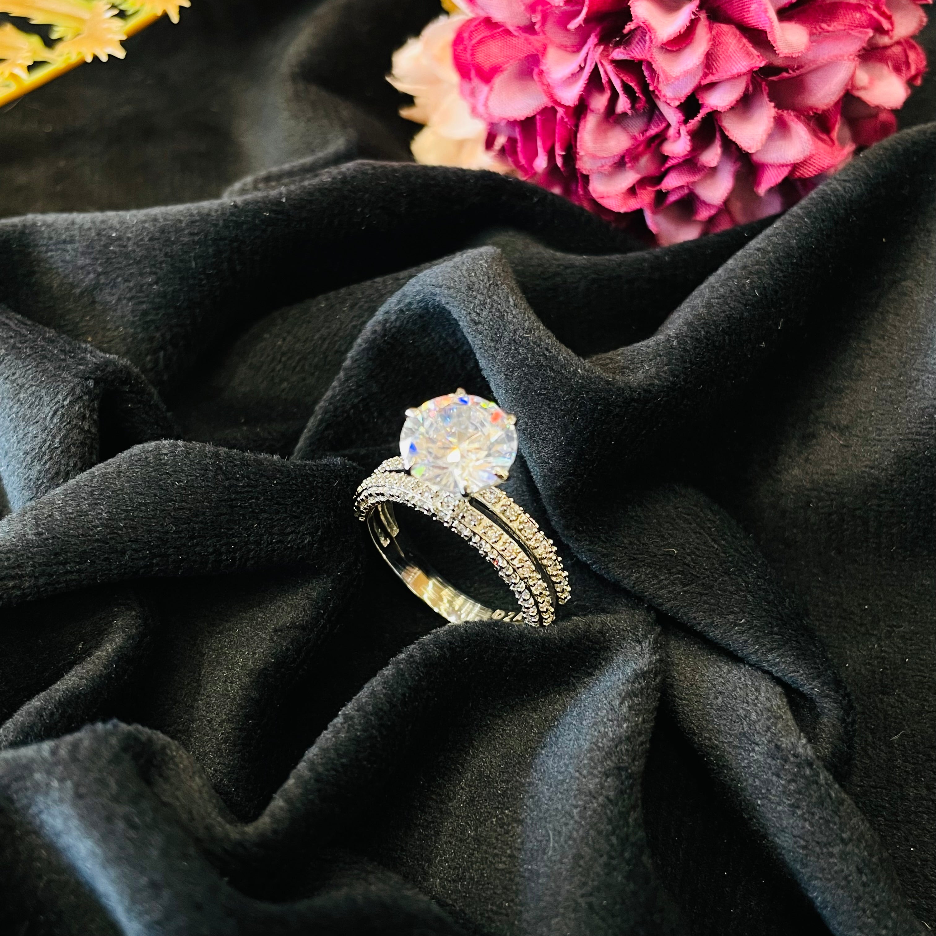 Vs sterling silver cocktail ring 215