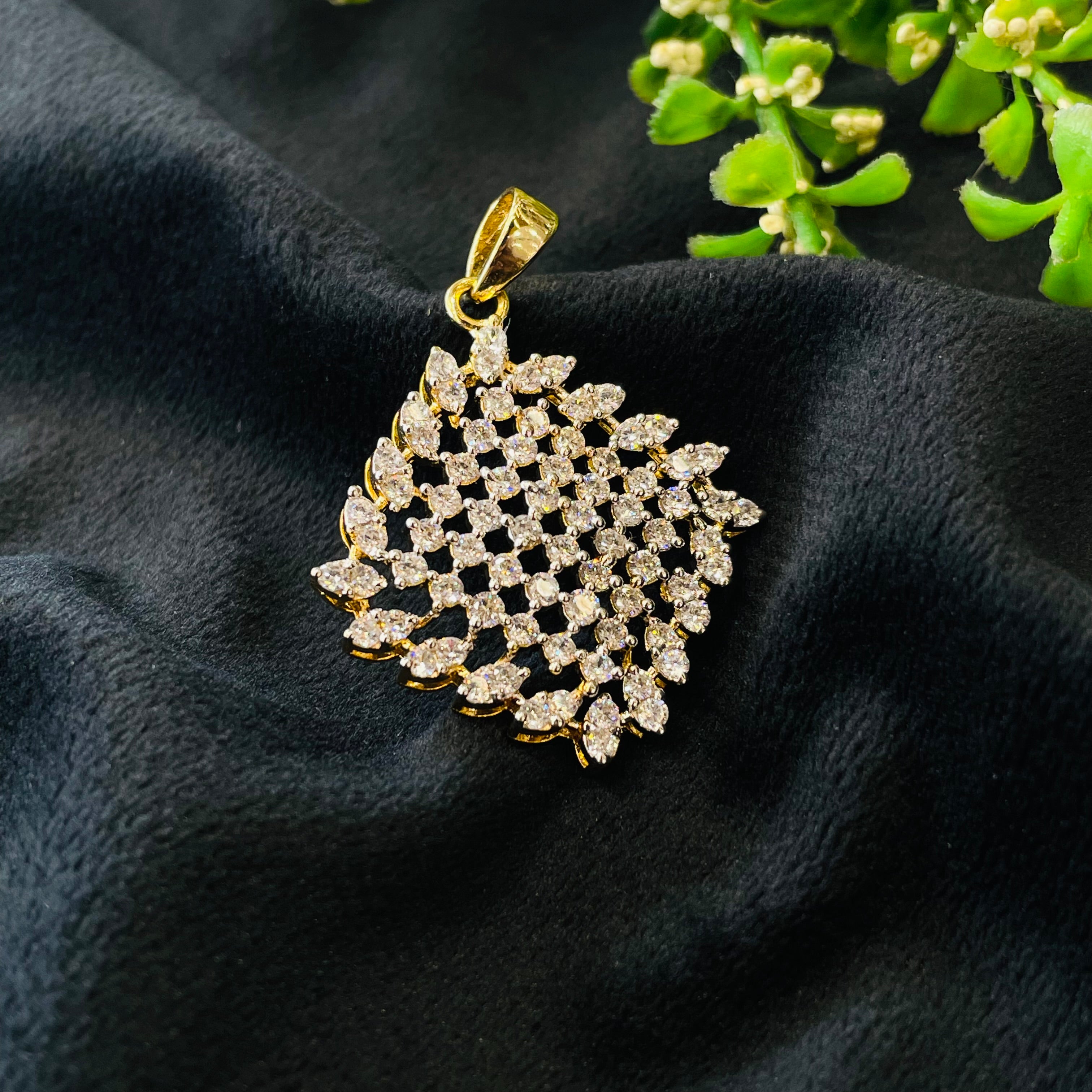 Vs Sterling Silver Pendant Set 06 10g