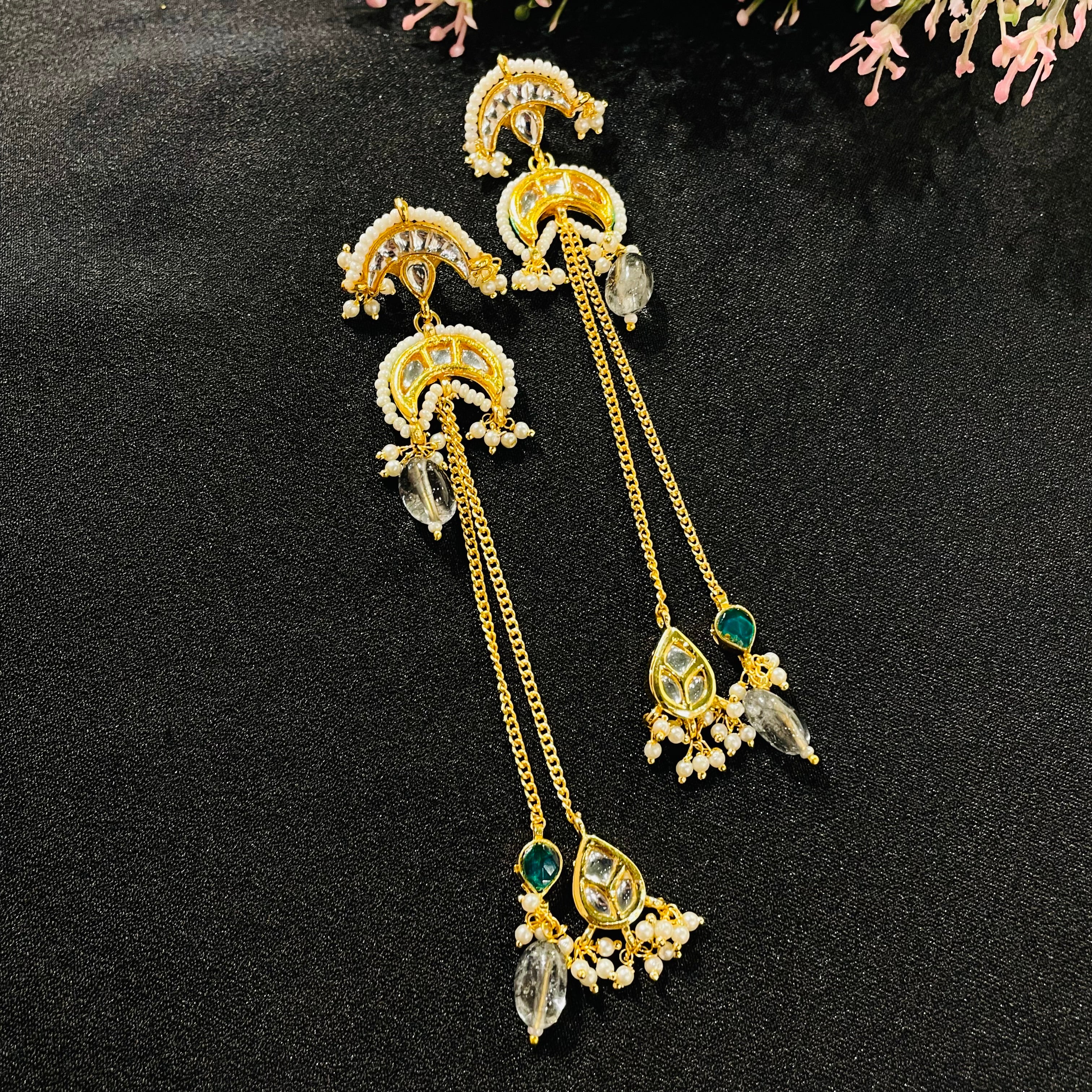 Nayaab Alisha Polki Earrings