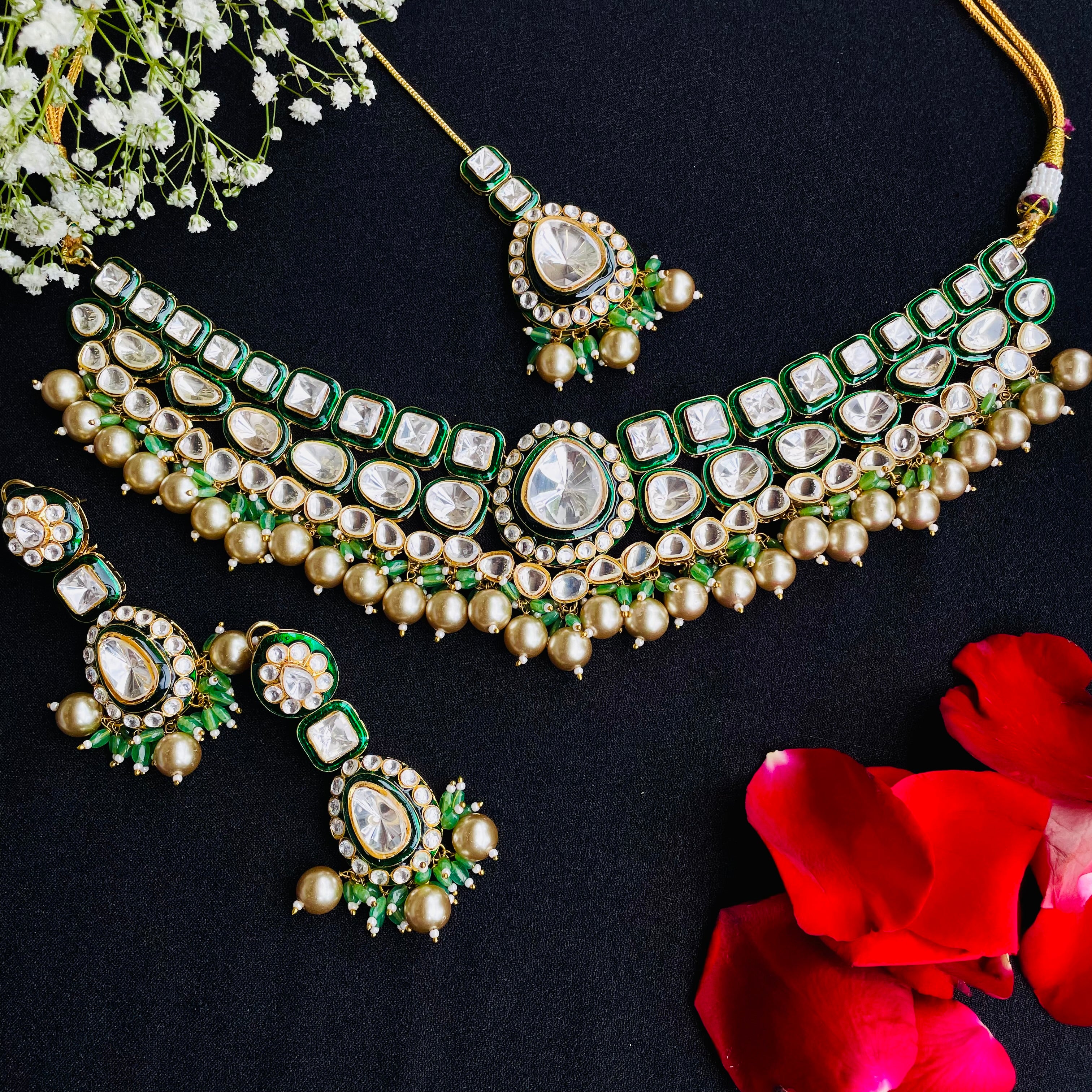 Nayaab Pihu Polki Neckpiece