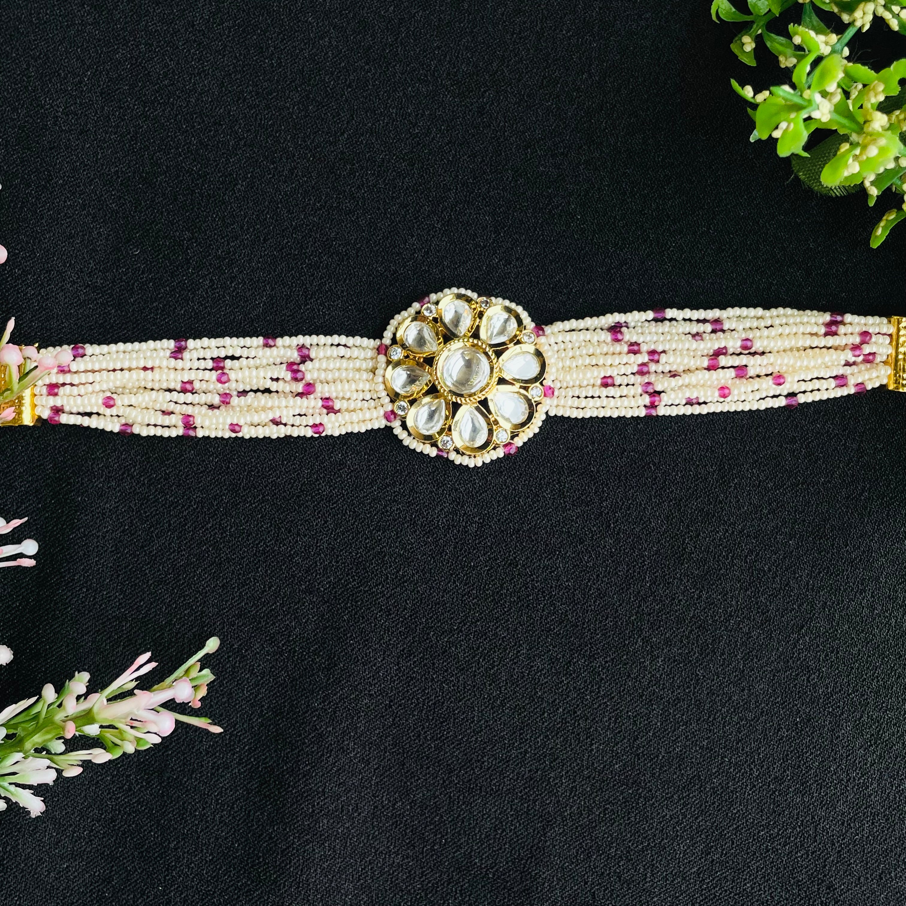 Nayaab Meher Polki Bracelet