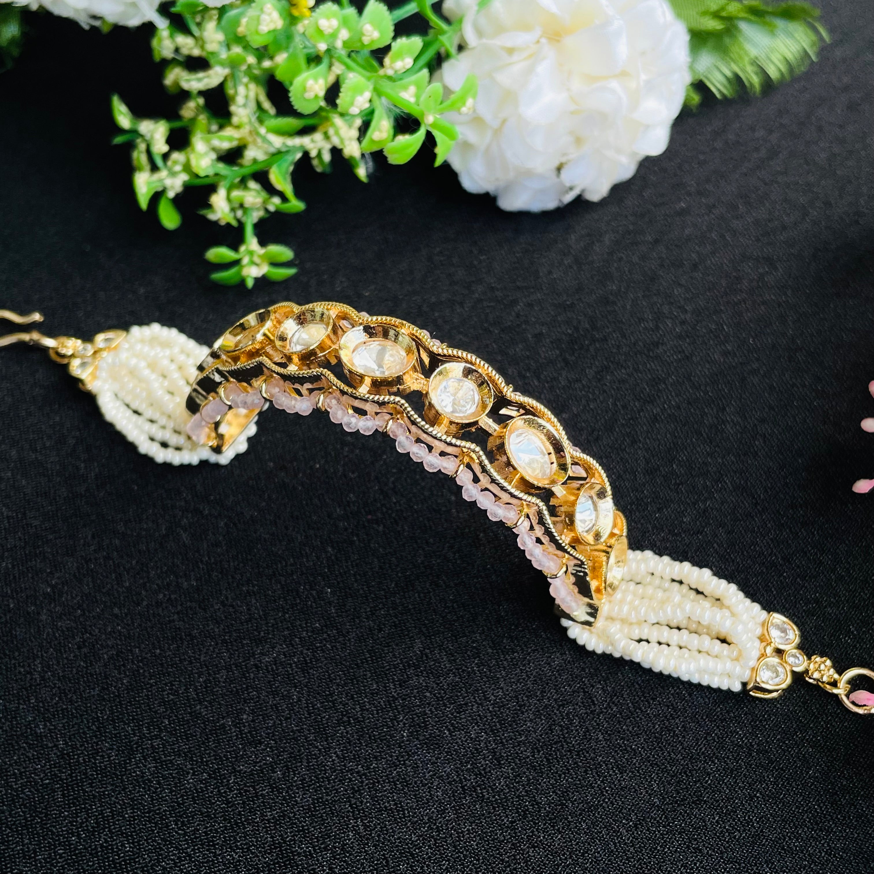 Nayaab Kashvi Polki Bracele