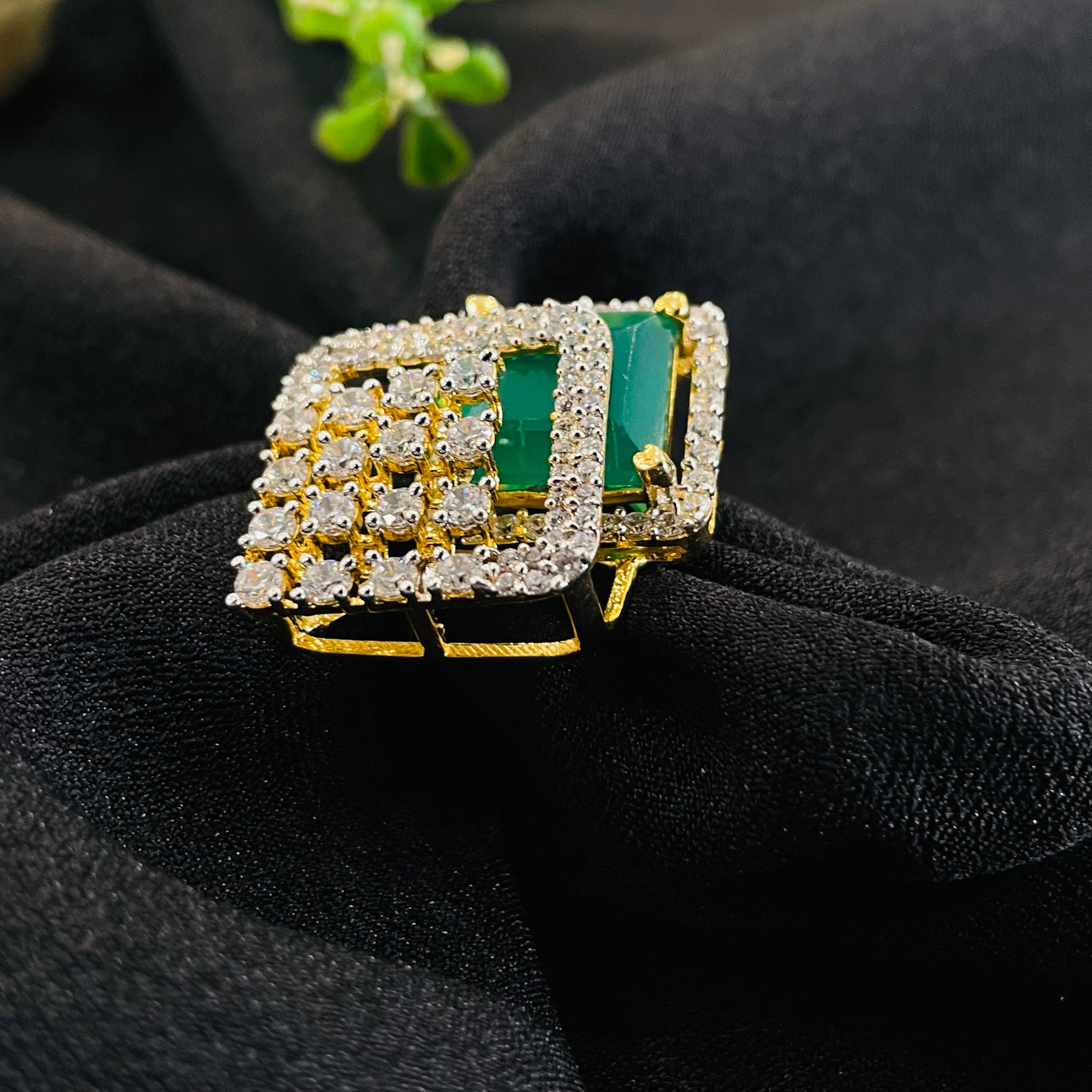 Vs Sterling Silver Cocktail Ring 237 11G