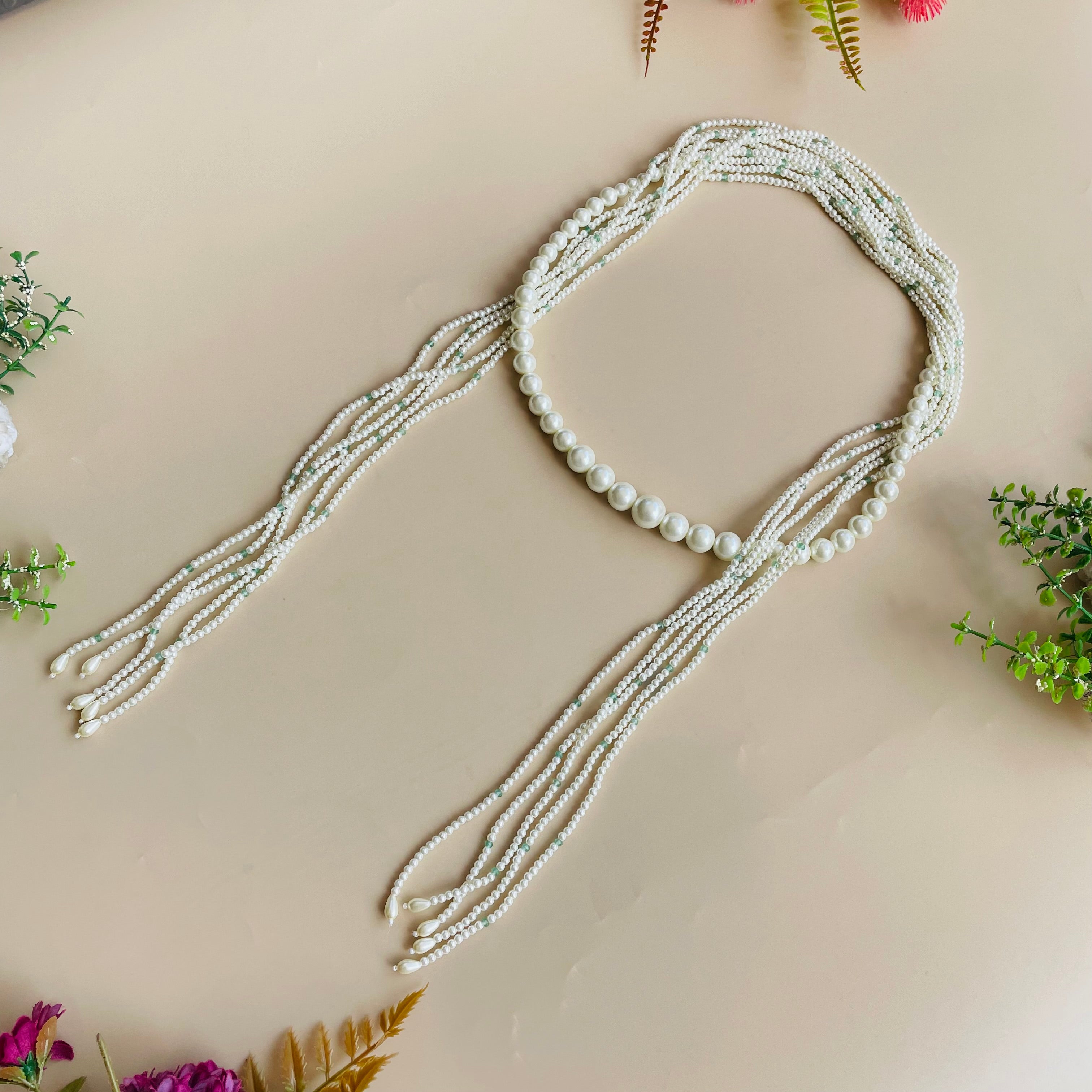Nayaab Aayra Pearl long mala