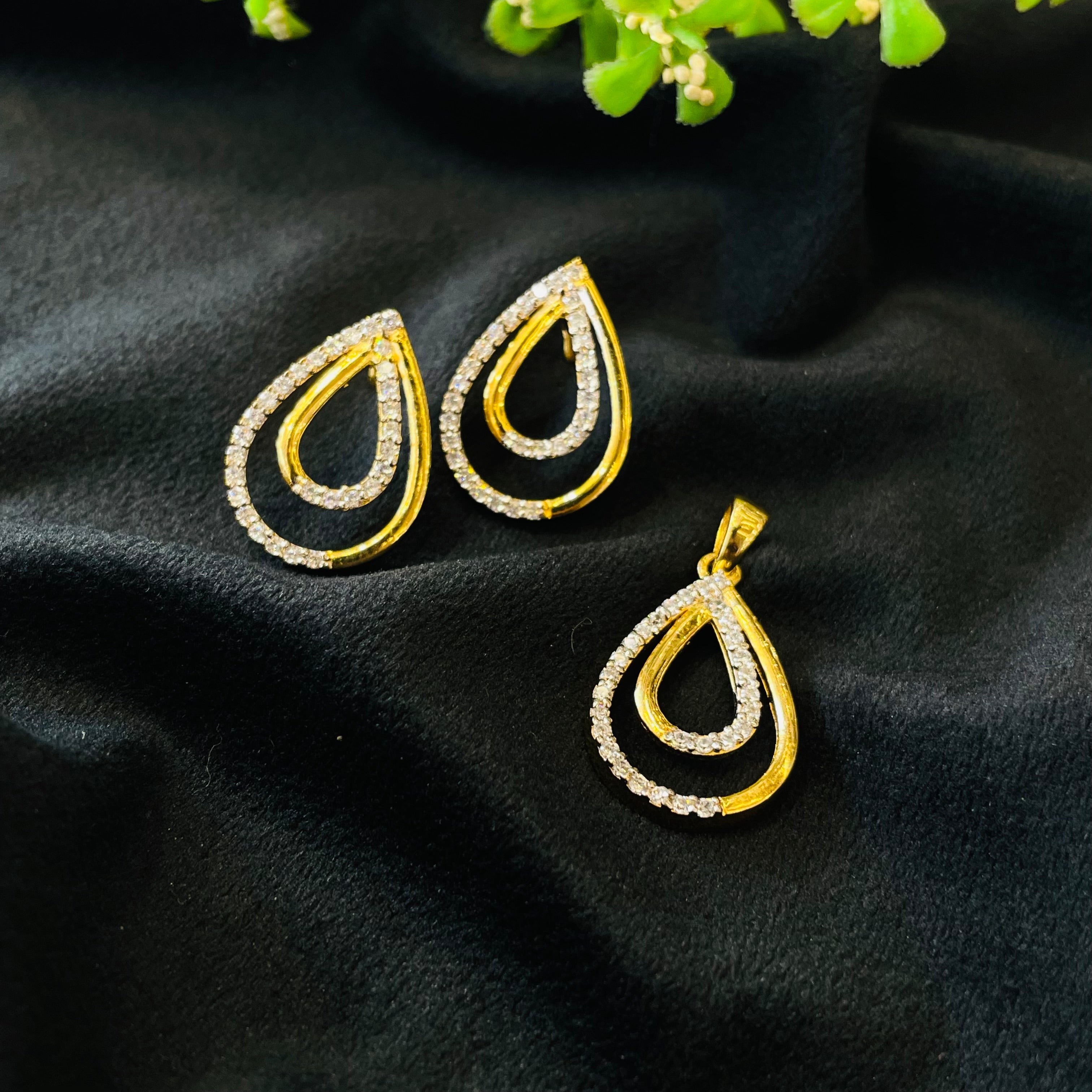 Vs Sterling Silver Pendant Set 07 7g