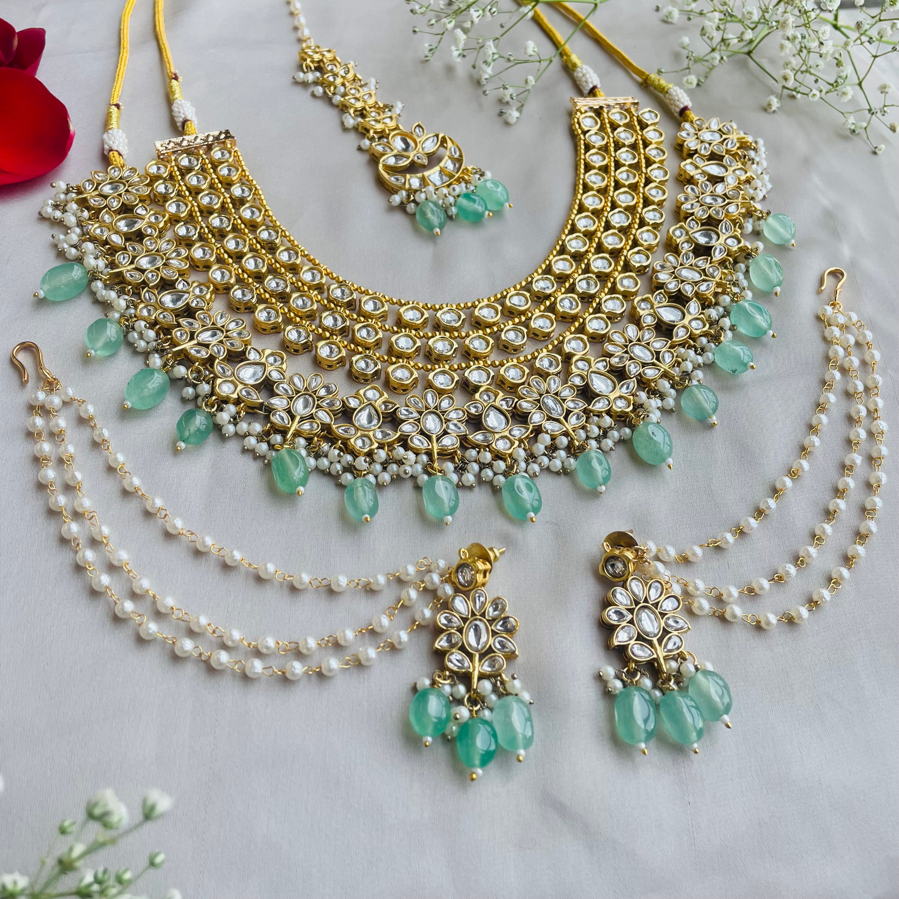 Nayaab Sara Kundan Neckpiece