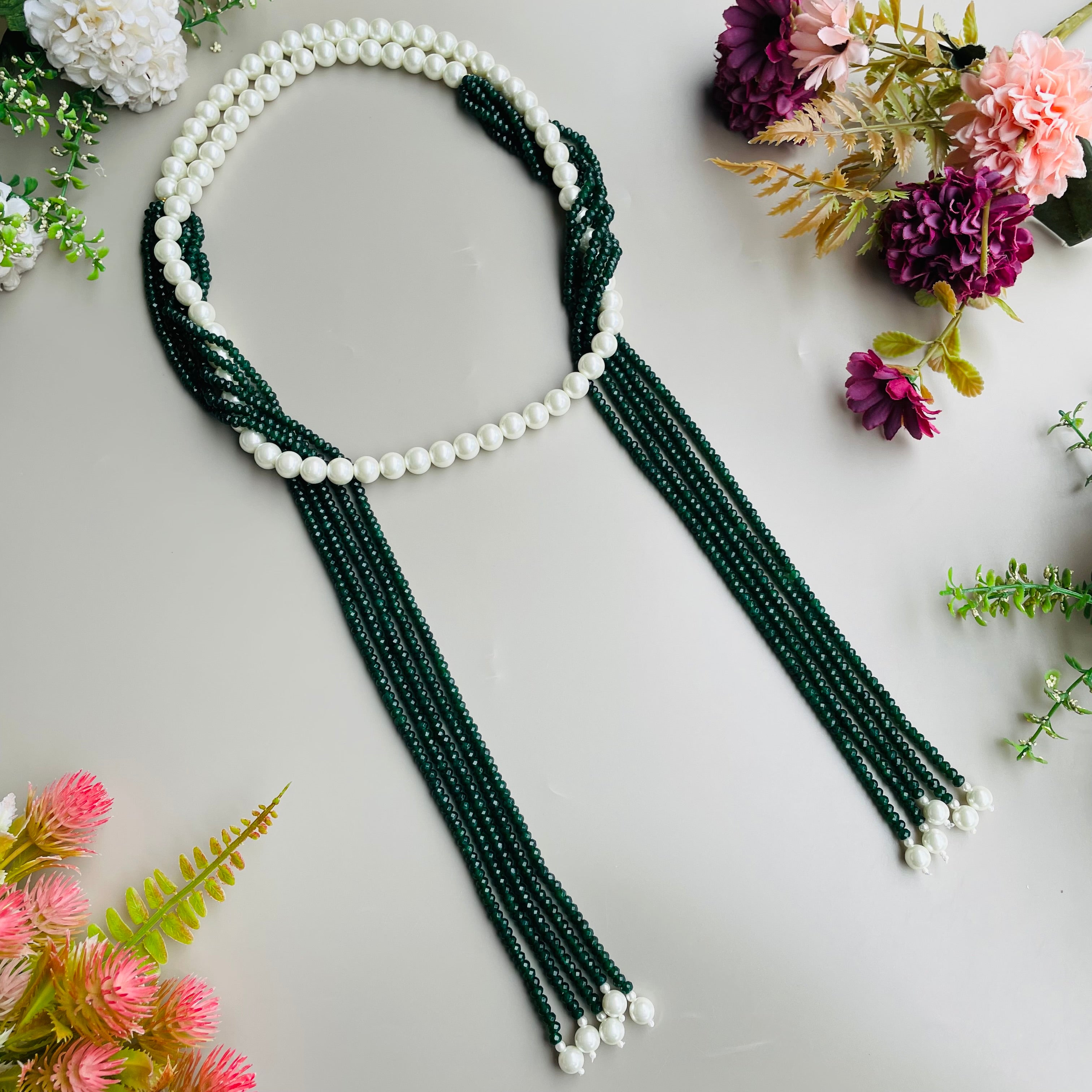 Nayaab jigyasa Pearl long mala