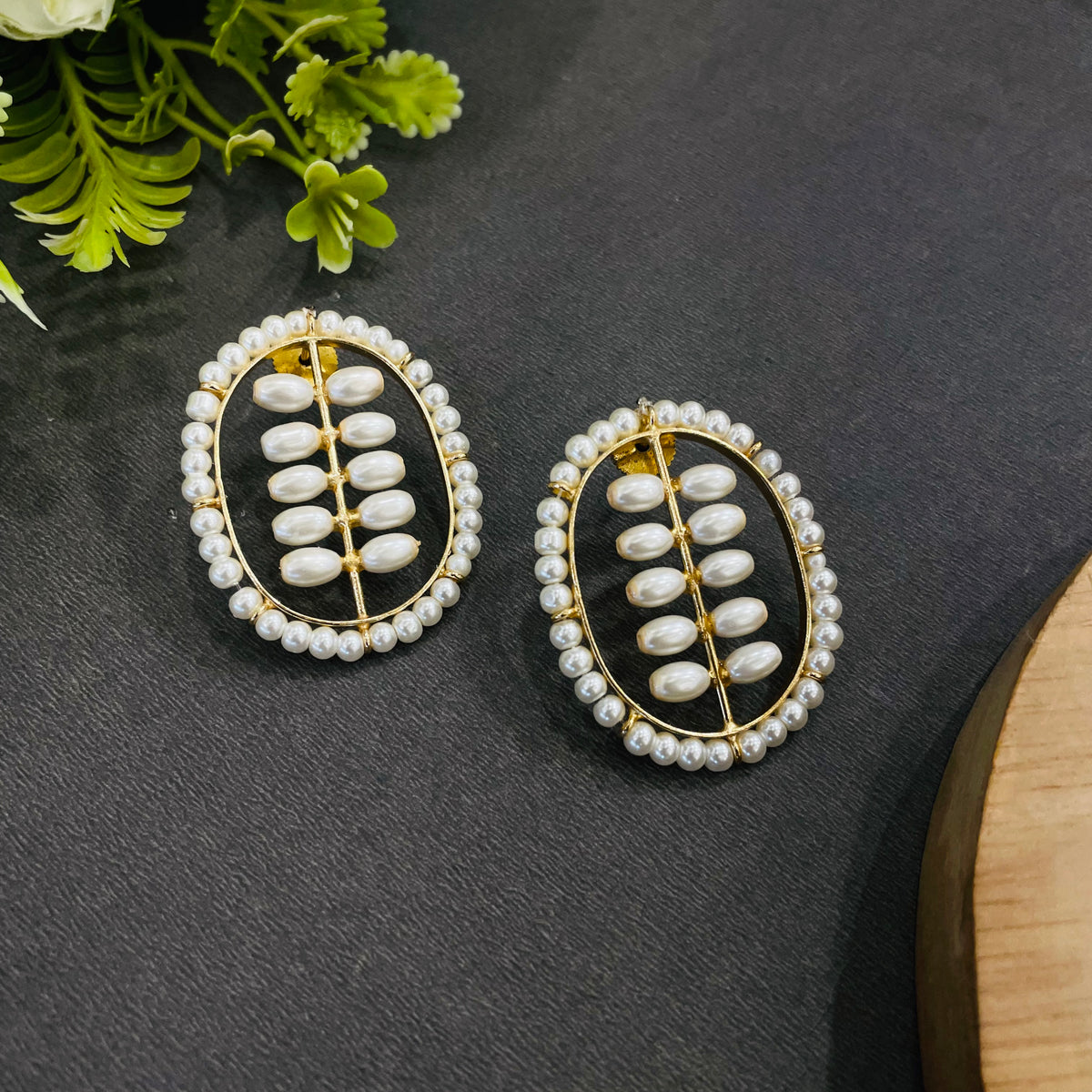 Aurelia Pearl Vine Earrings