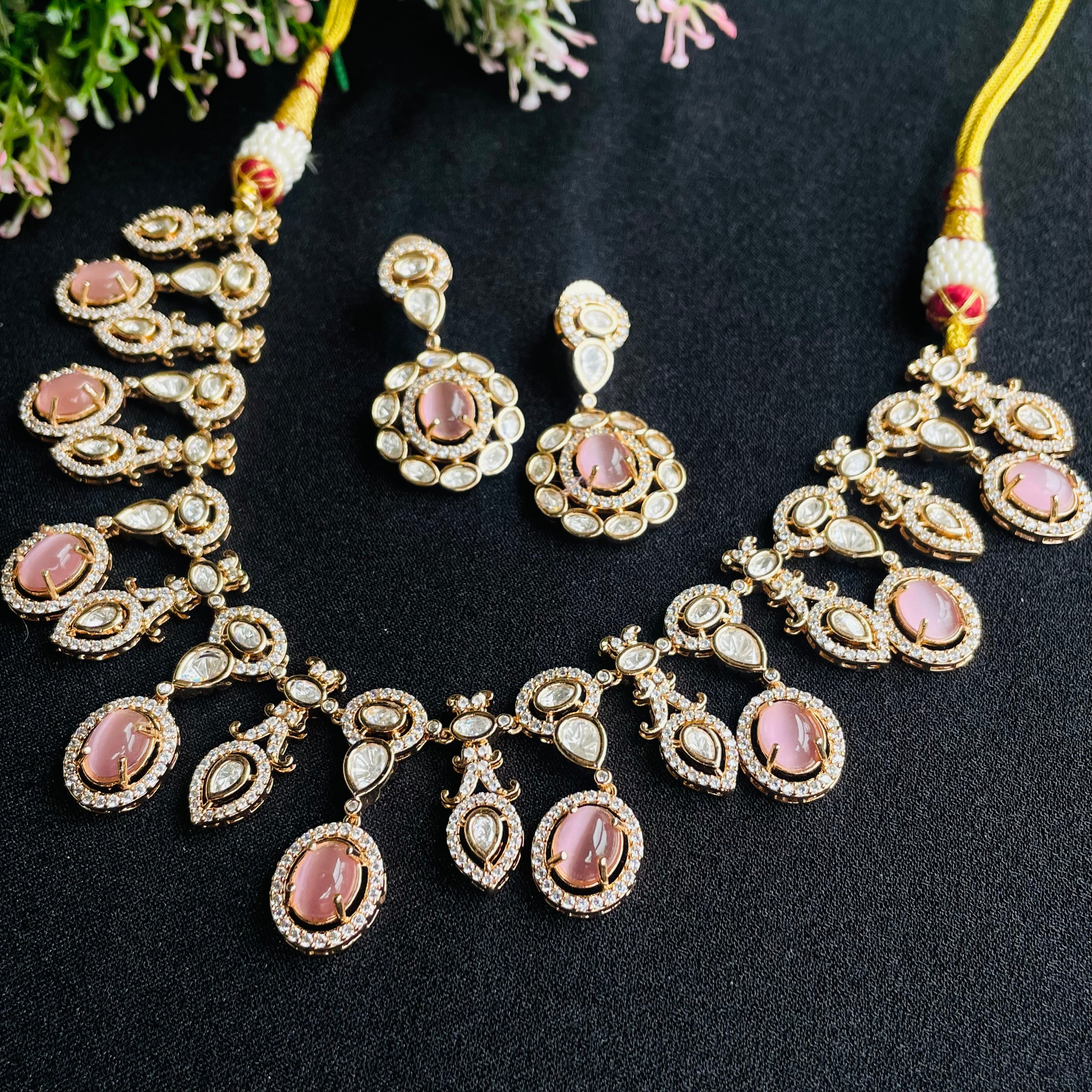 Nayaab Kareena Polki Neckpiece