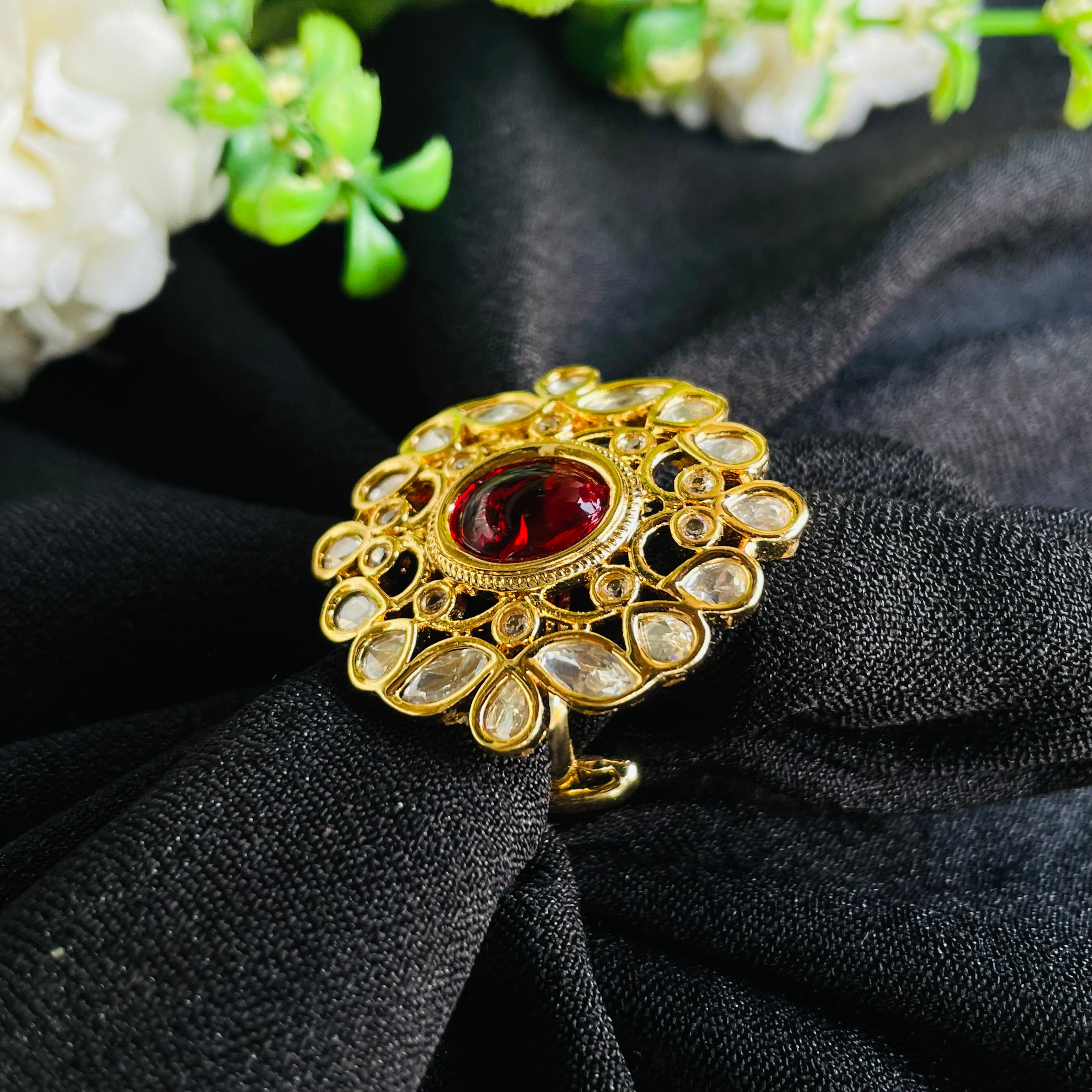 Nayaab Ira Polki Ring