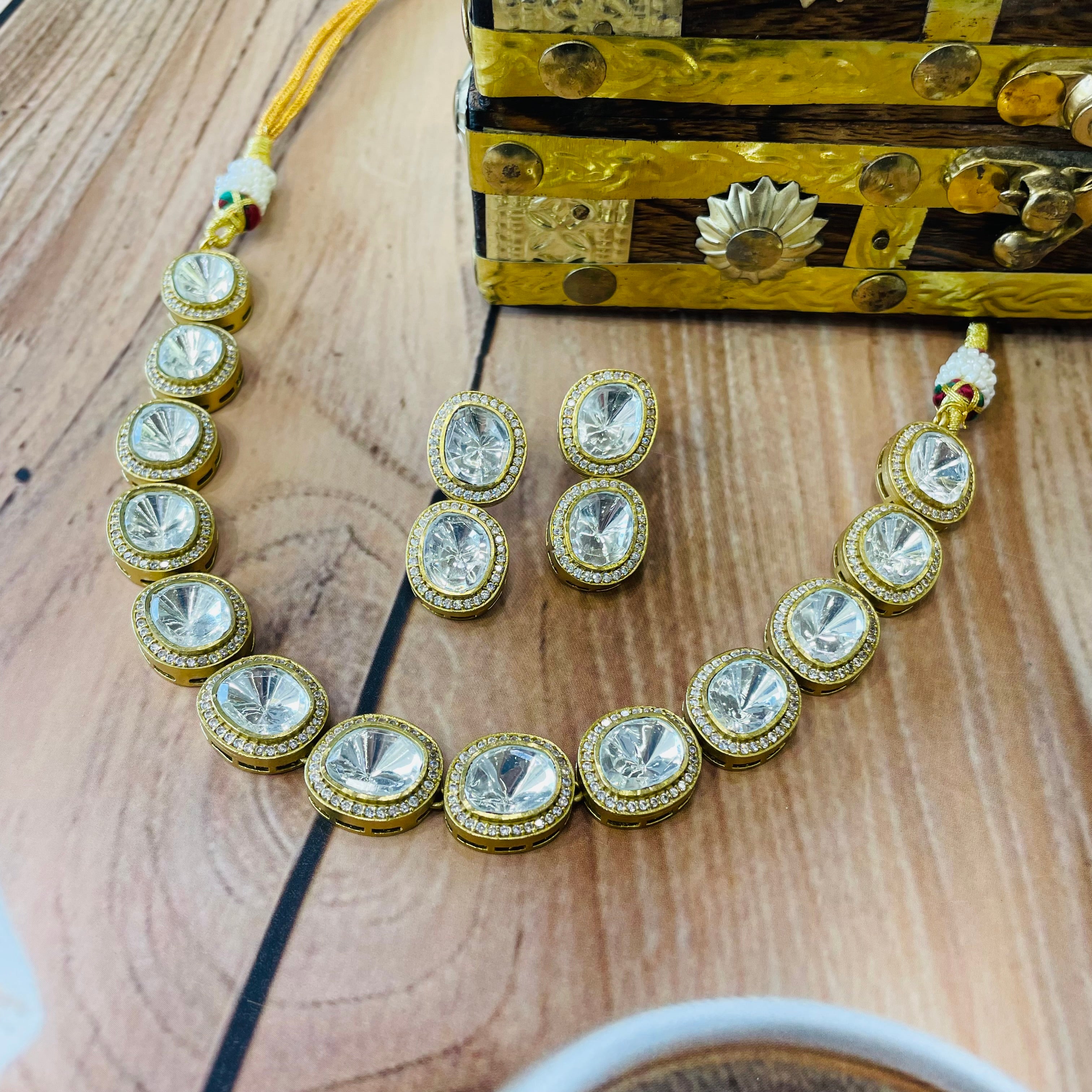 Nayaab Ishika Polki Neckpiece