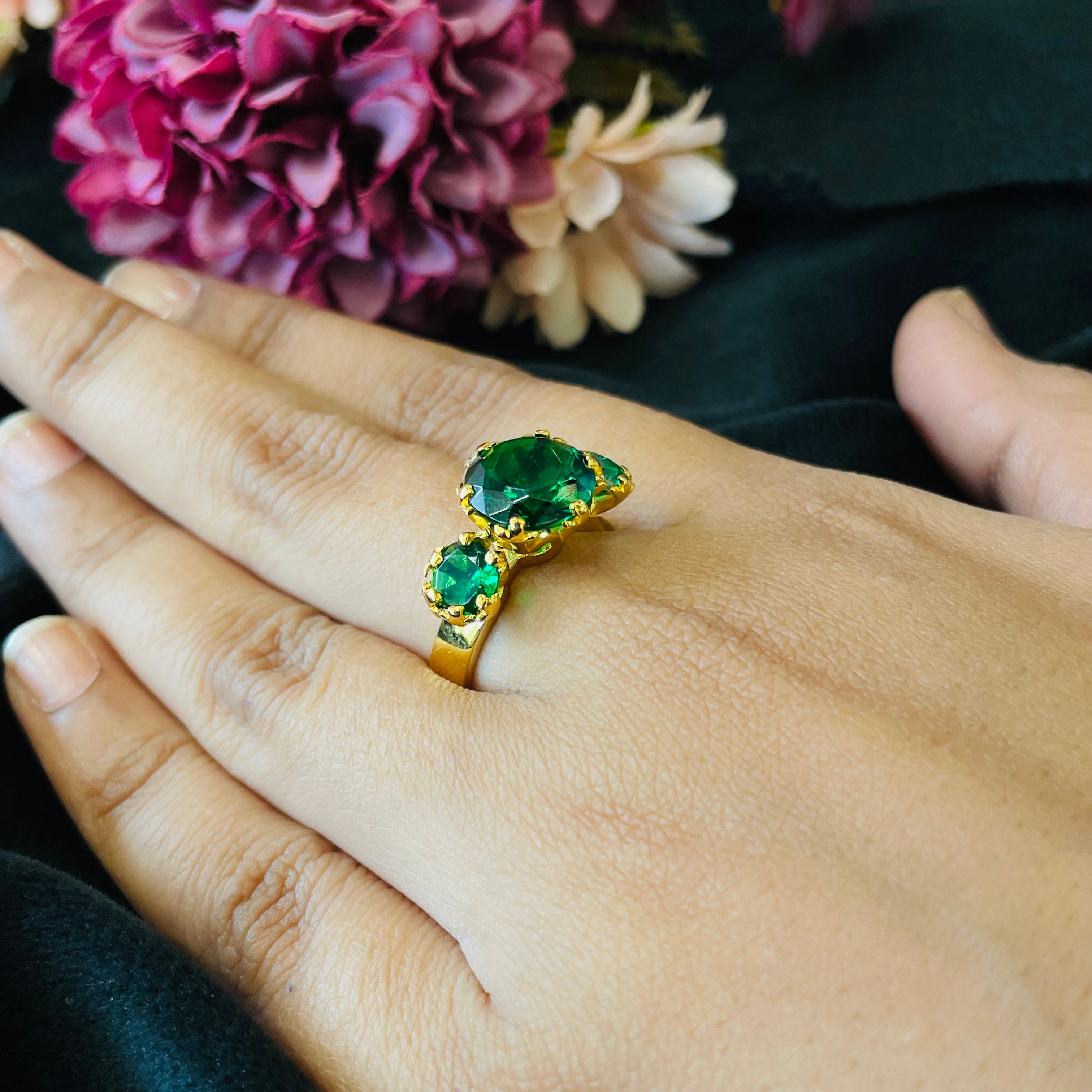 Vs Sterling Silver Cocktail Ring 220 6g