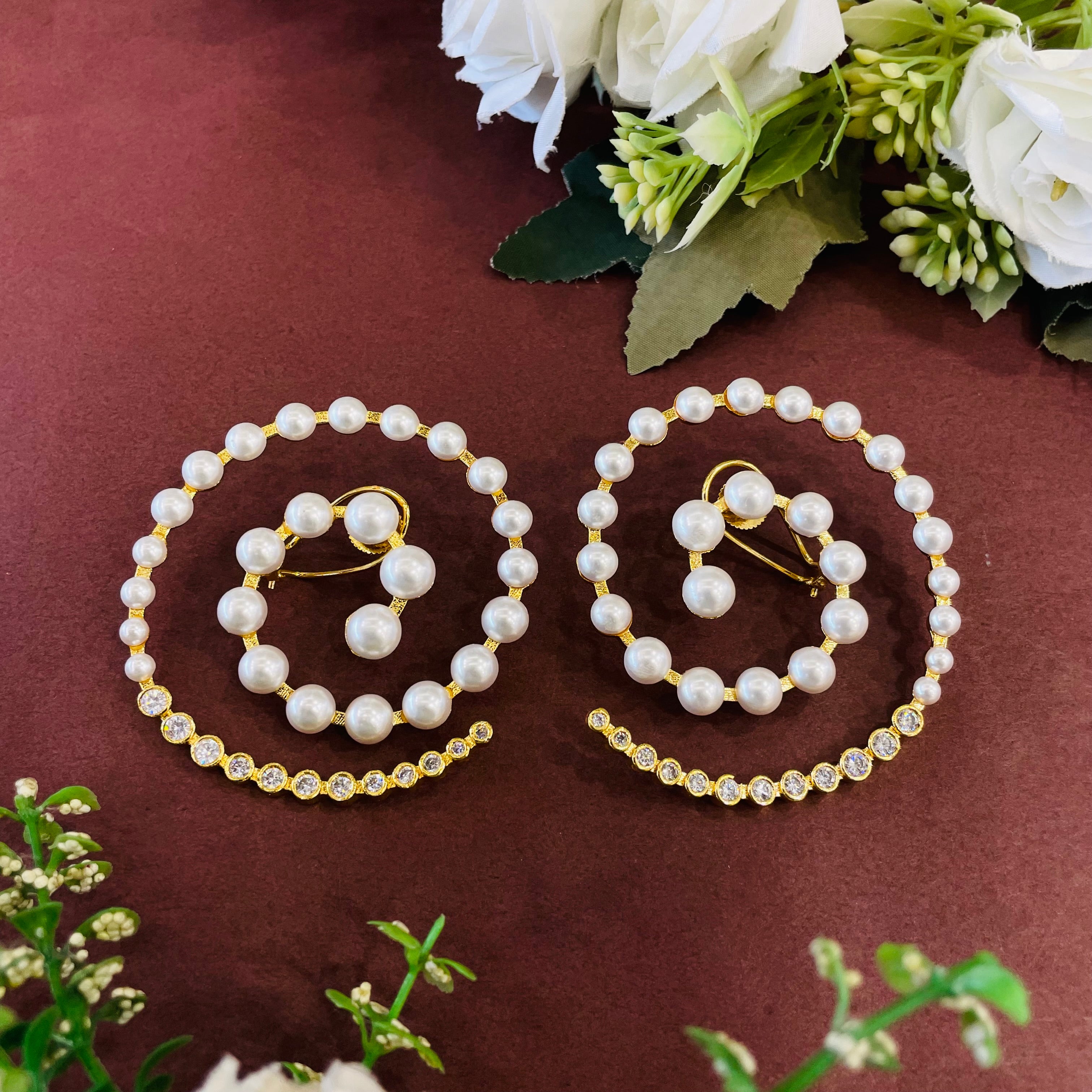 Layla Mishka pearl Earrings