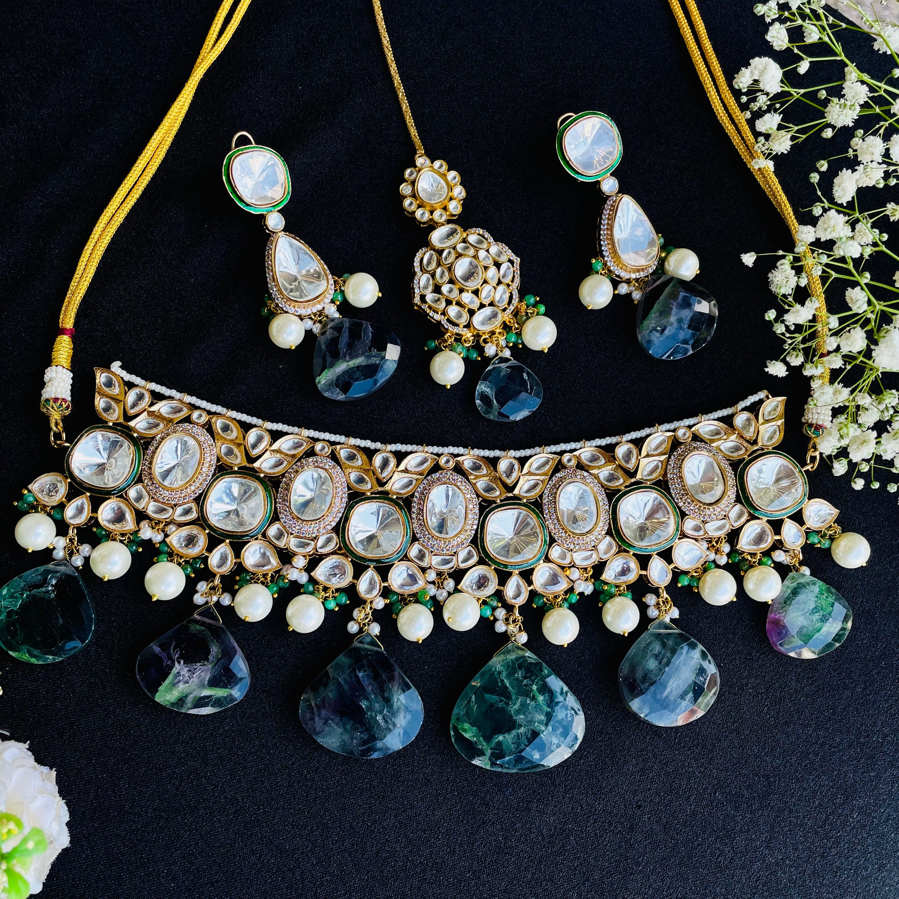 Nayaab Riya Polki Neckpiece